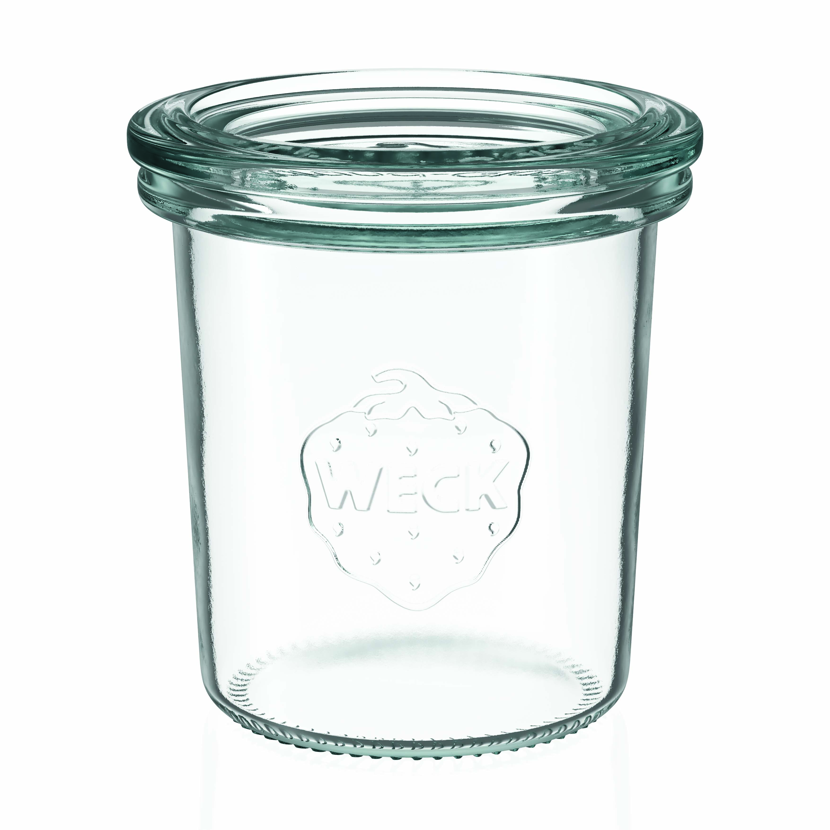 160 ml barattolo WECK a rovescio, bocca: bordo tondo