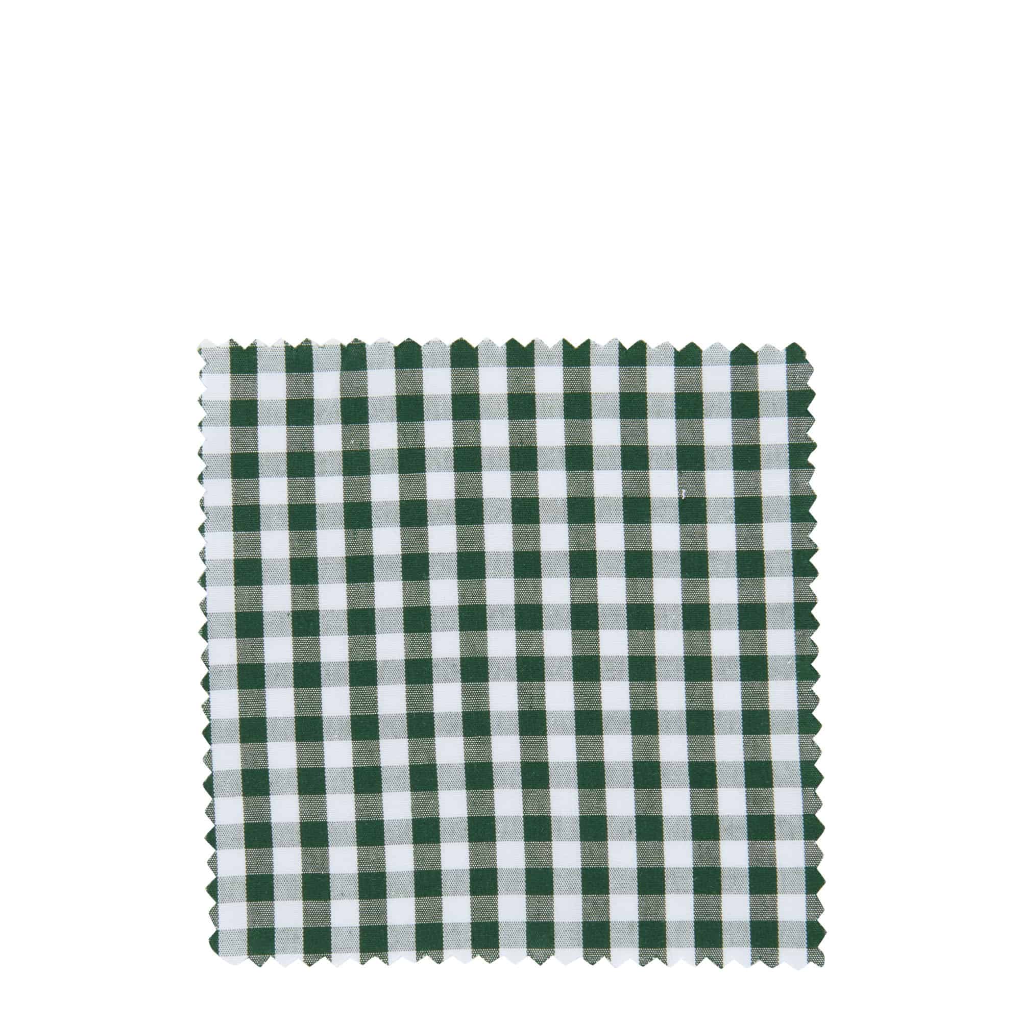 Tovaglietta quadrata a quadretti 12x12, tessuto, verde scuro, bocca: TO38-TO53