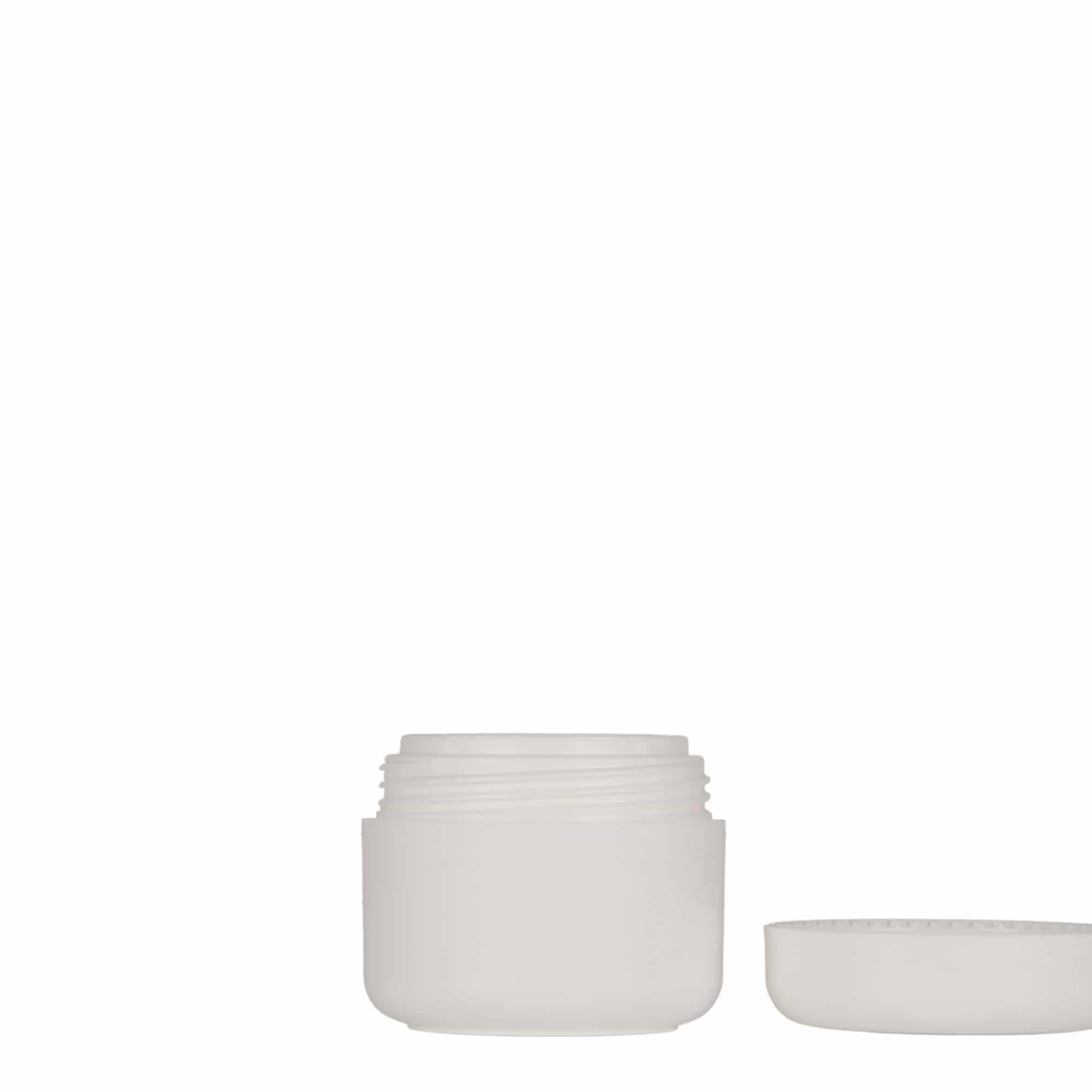 15 ml barattolo in plastica 'Bianca', PP, bianco, bocca: chiusura a vite