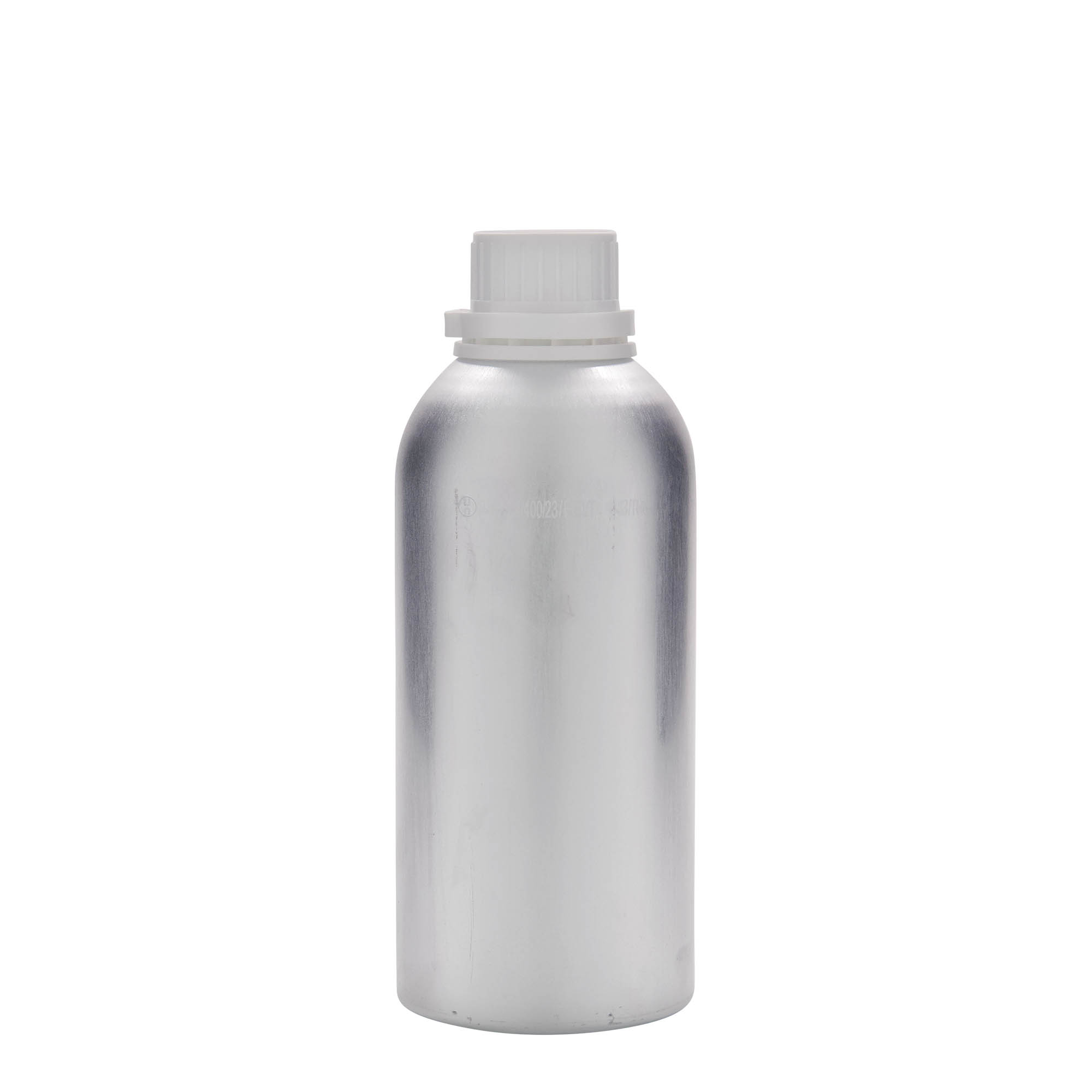 Bottiglia in alluminio da 625 ml, metallo, argento, bocca: DIN 32