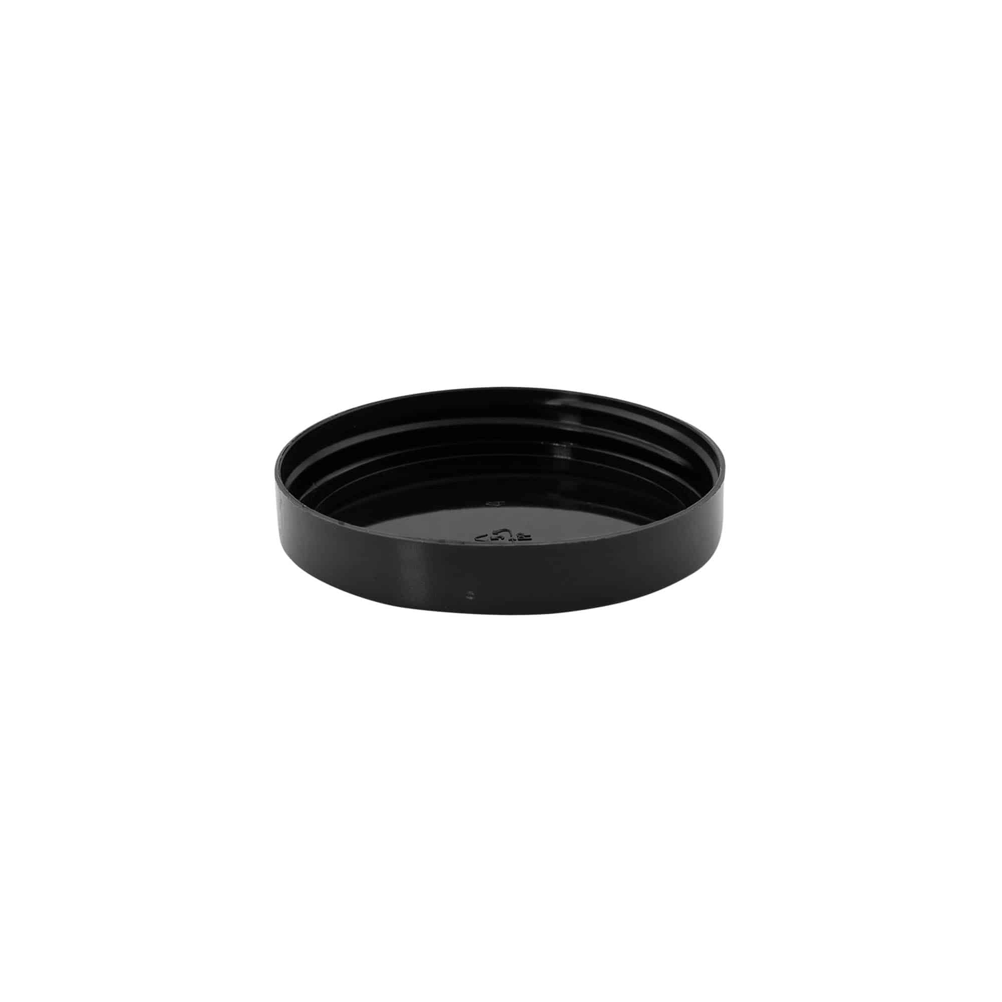 Tappo a vite, plastica PP, nero, per bocca: 70/400