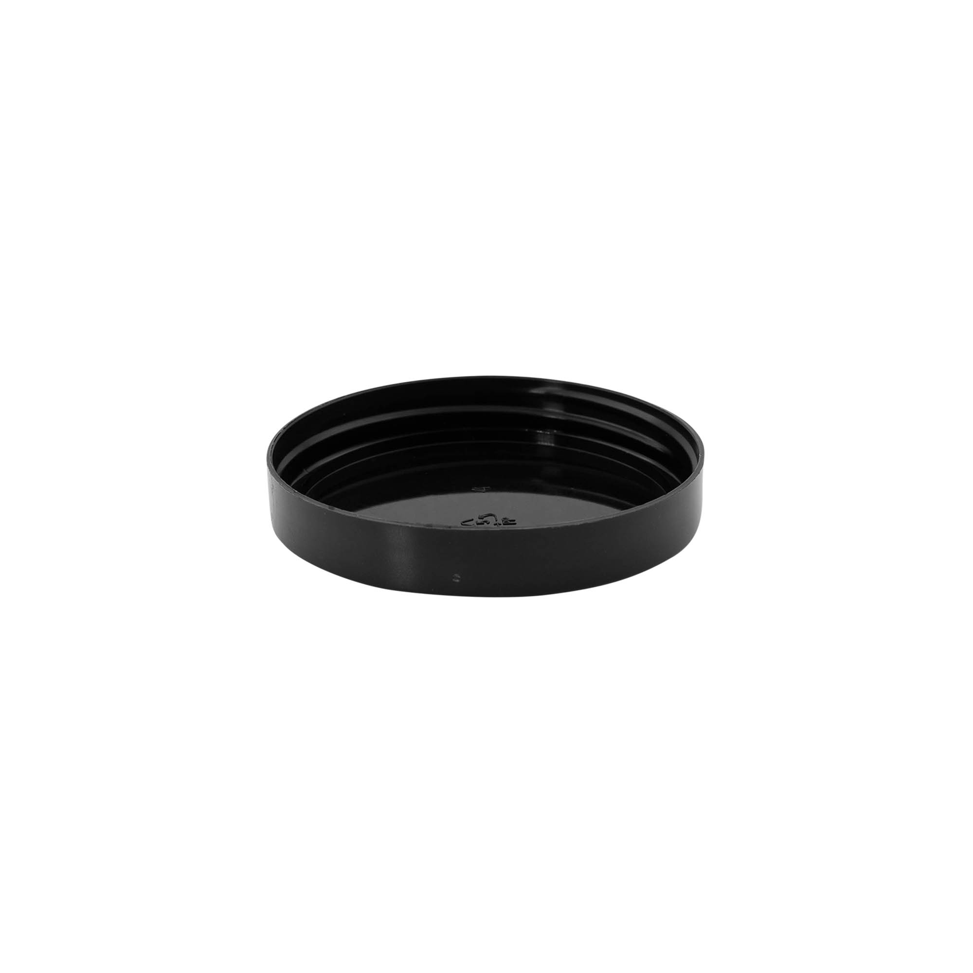 Tappo a vite, plastica PP, nero, per bocca: 70/400 Tappo a vite, plastica PP, nero, per bocca: 70/400