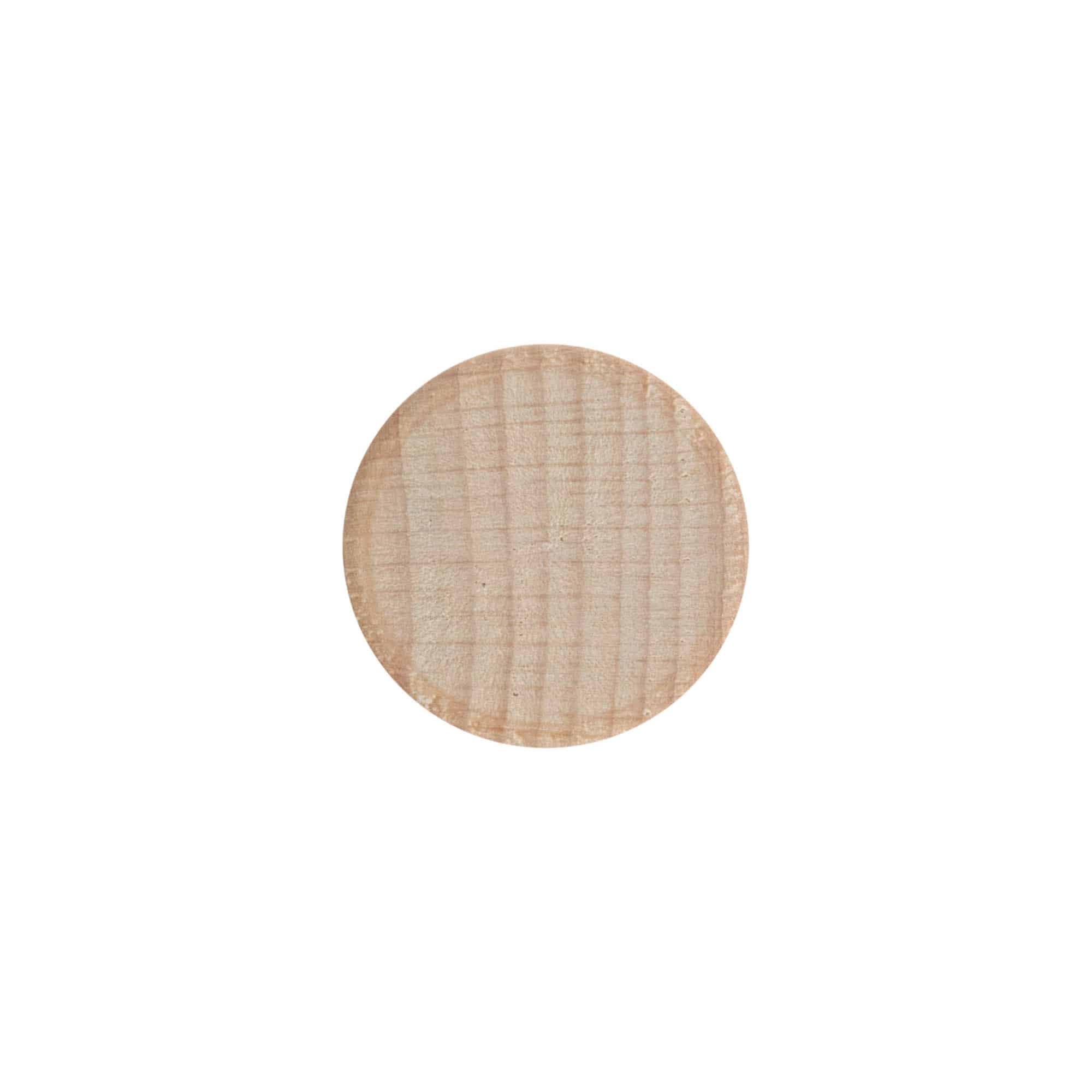 Tappo a vite, in legno, beige, per imboccatura: GPI 28/400