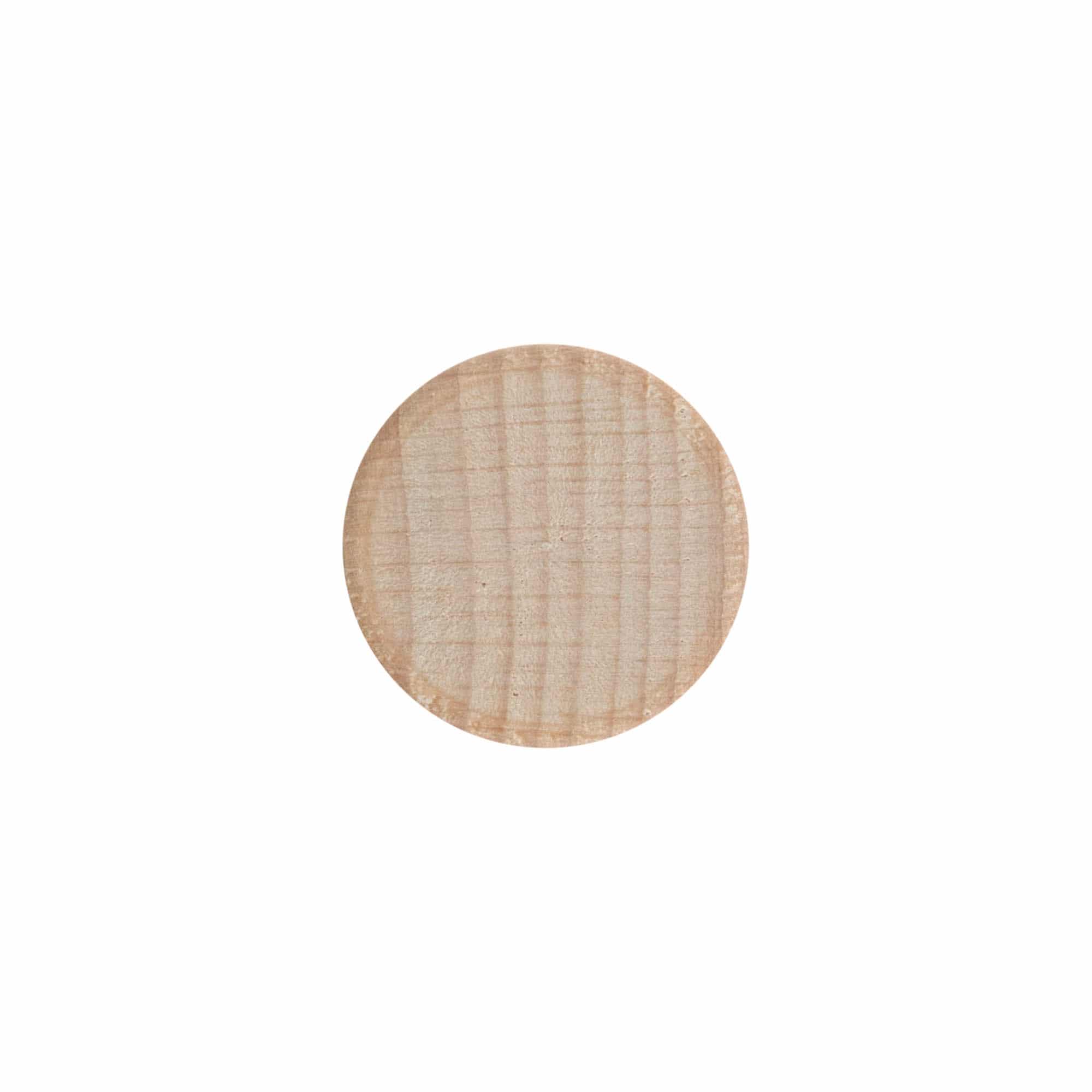 Tappo a vite, legno, beige, per bocca: GPI 28/400 Tappo a vite, legno, beige, per bocca: GPI 28/400