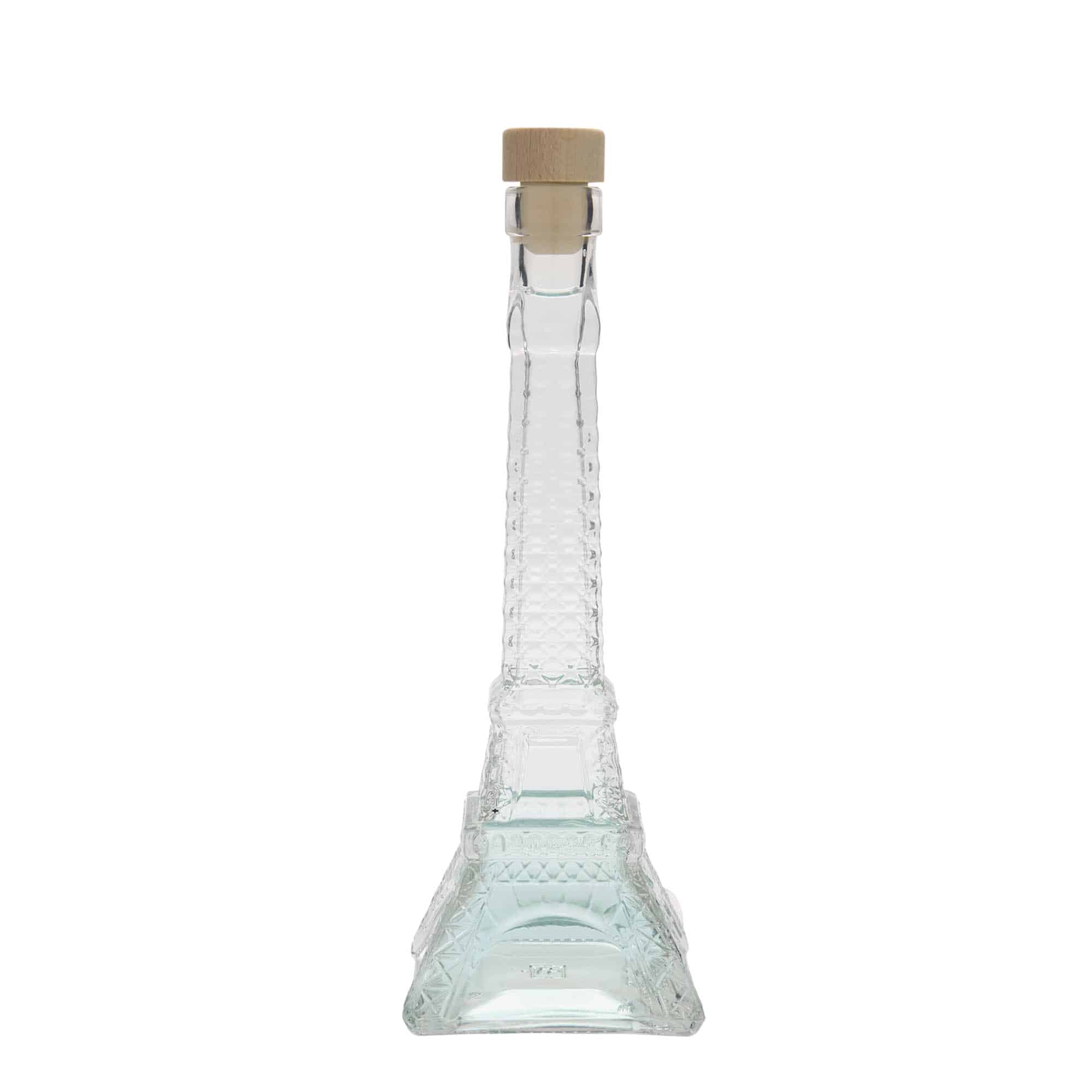 200 ml Bottiglia 'Torre Eiffel', vetro, imboccatura: fascetta