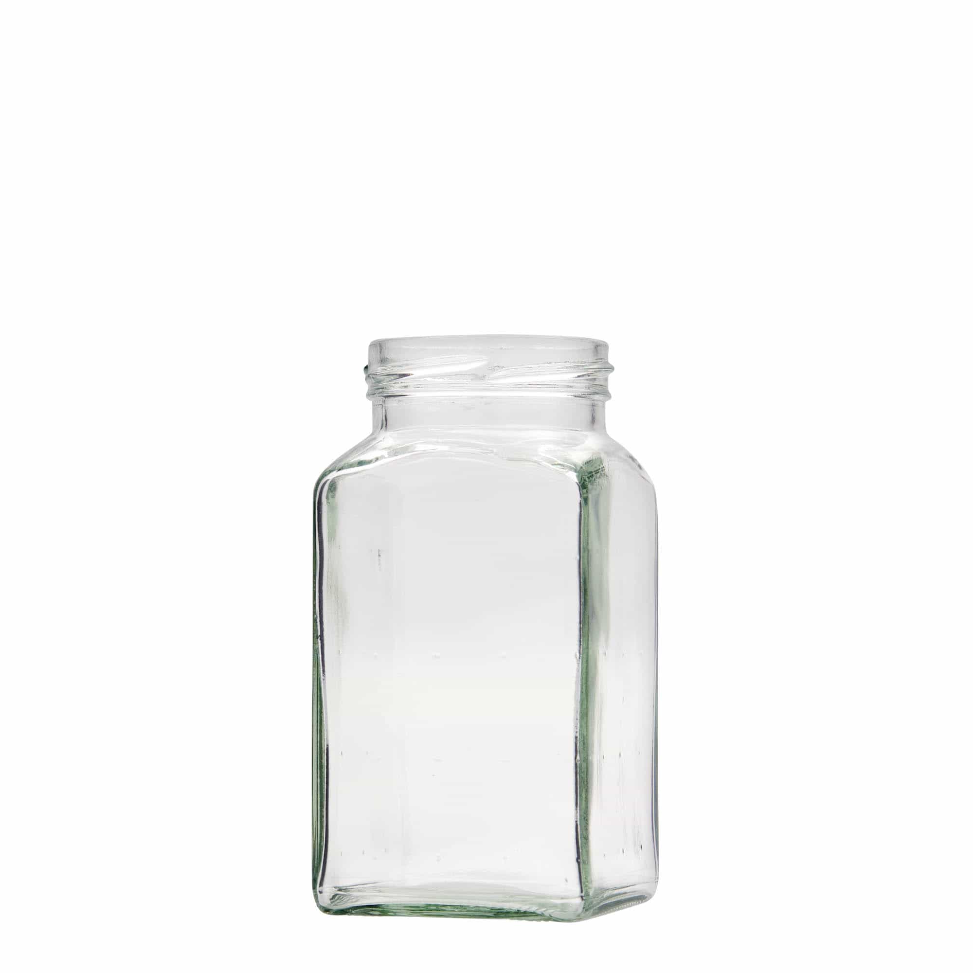 312 ml vaso quadrato, bocca: Twist-Off (TO 58)