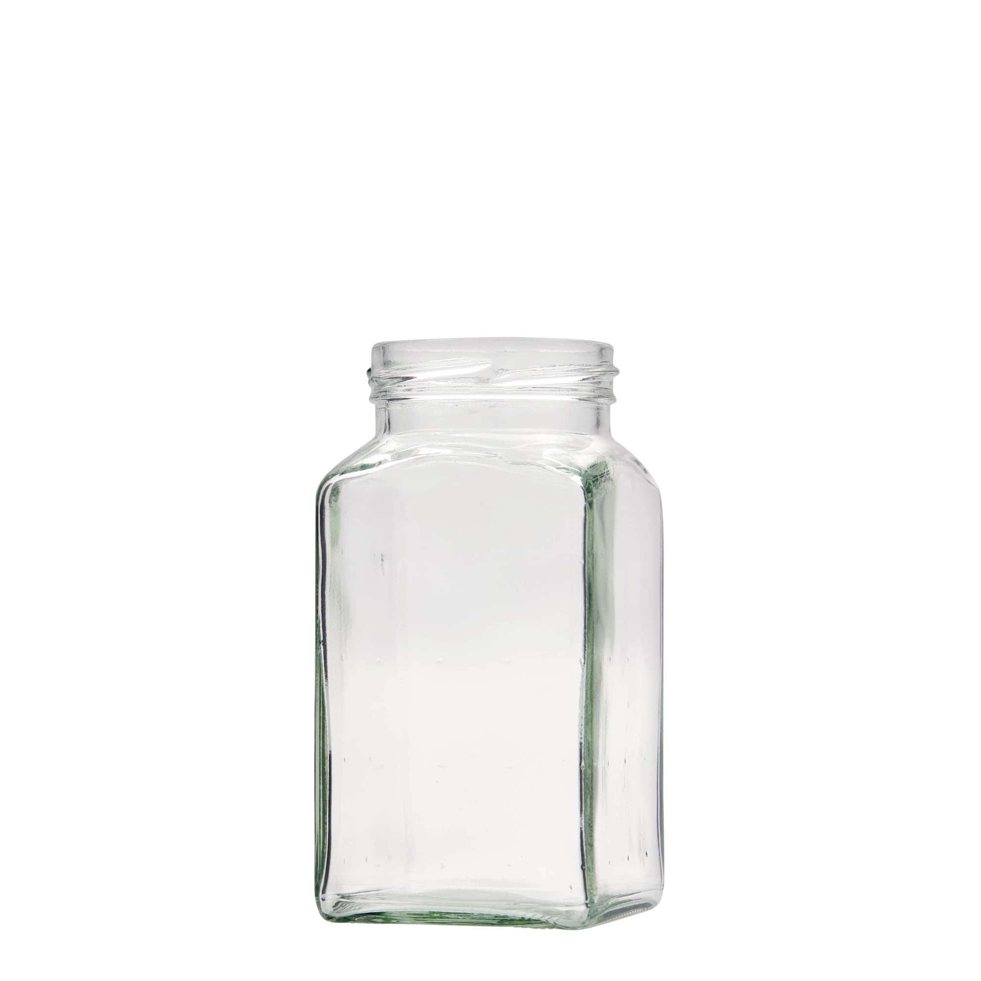 312 ml vaso quadrato, bocca: Twist-Off (TO 58) 312 ml vaso quadrato, bocca: Twist-Off (TO 58)