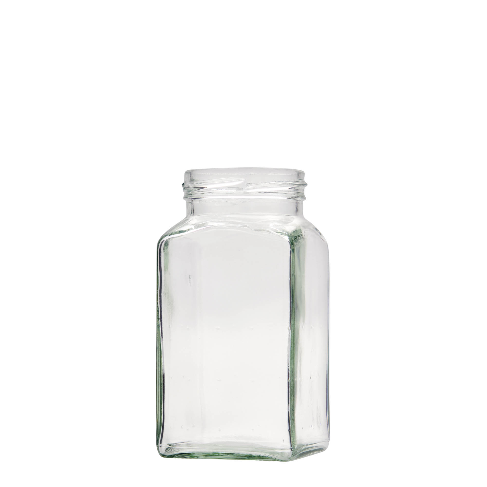 312 ml vaso quadrato, bocca: Twist-Off (TO 58) 312 ml vaso quadrato, bocca: Twist-Off (TO 58)