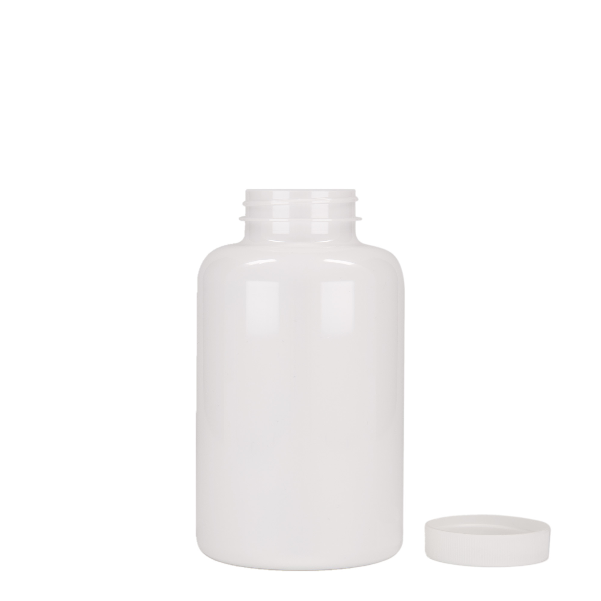 500 ml contenitore PET, plastica, bianco, bocca: 45/400 500 ml contenitore PET, plastica, bianco, bocca: 45/400