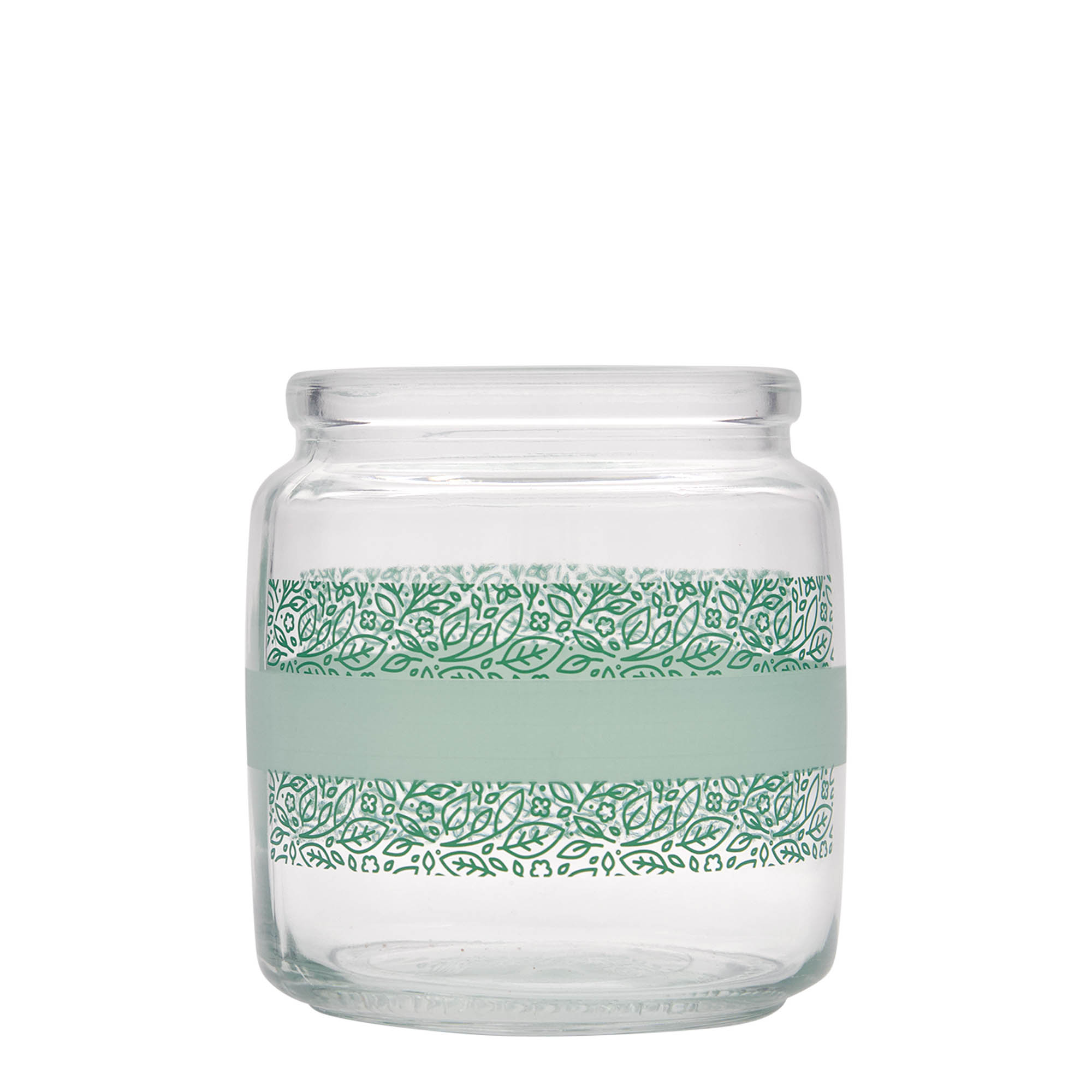 750 ml vaso con tappo in sughero 'Giara', motivo: Naturalmente verde, bocca: sughero 750 ml vaso con tappo in sughero 'Giara', motivo: Naturalmente verde, bocca: sughero