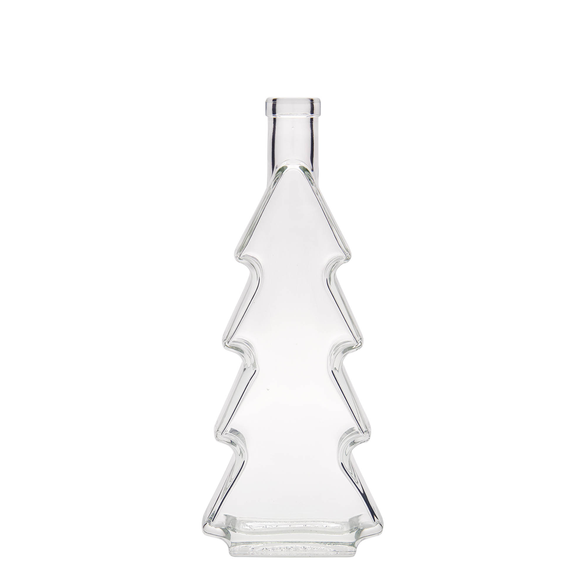 Bottiglia di vetro da 350 ml 'Albero di Natale', bocca: sughero Bottiglia di vetro da 350 ml 'Albero di Natale', bocca: sughero