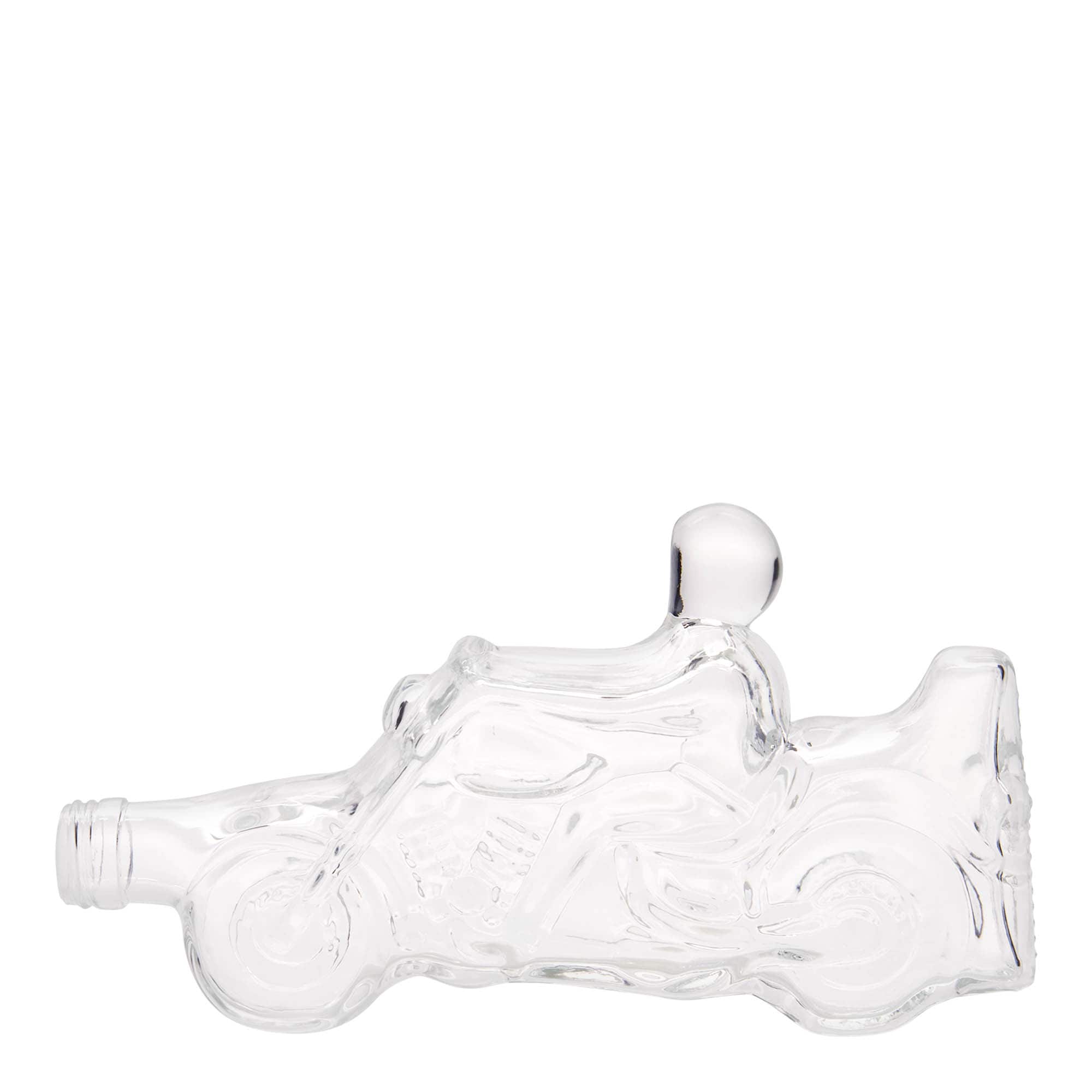 Bottiglia di vetro da 350 ml 'Motocicletta', bocca: PP 28