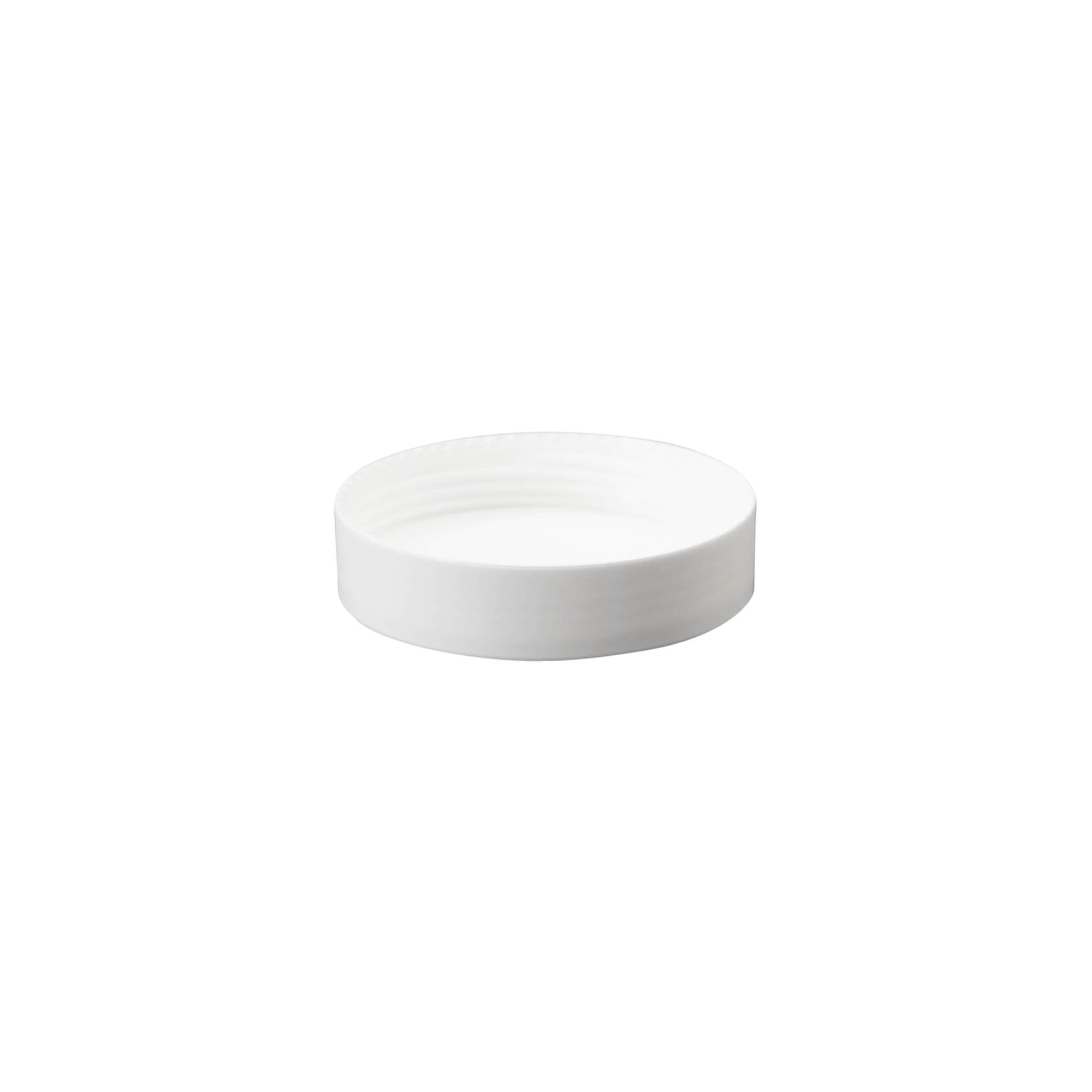 Tappo a vite per 50 ml 'Antonella', plastica PP, bianco