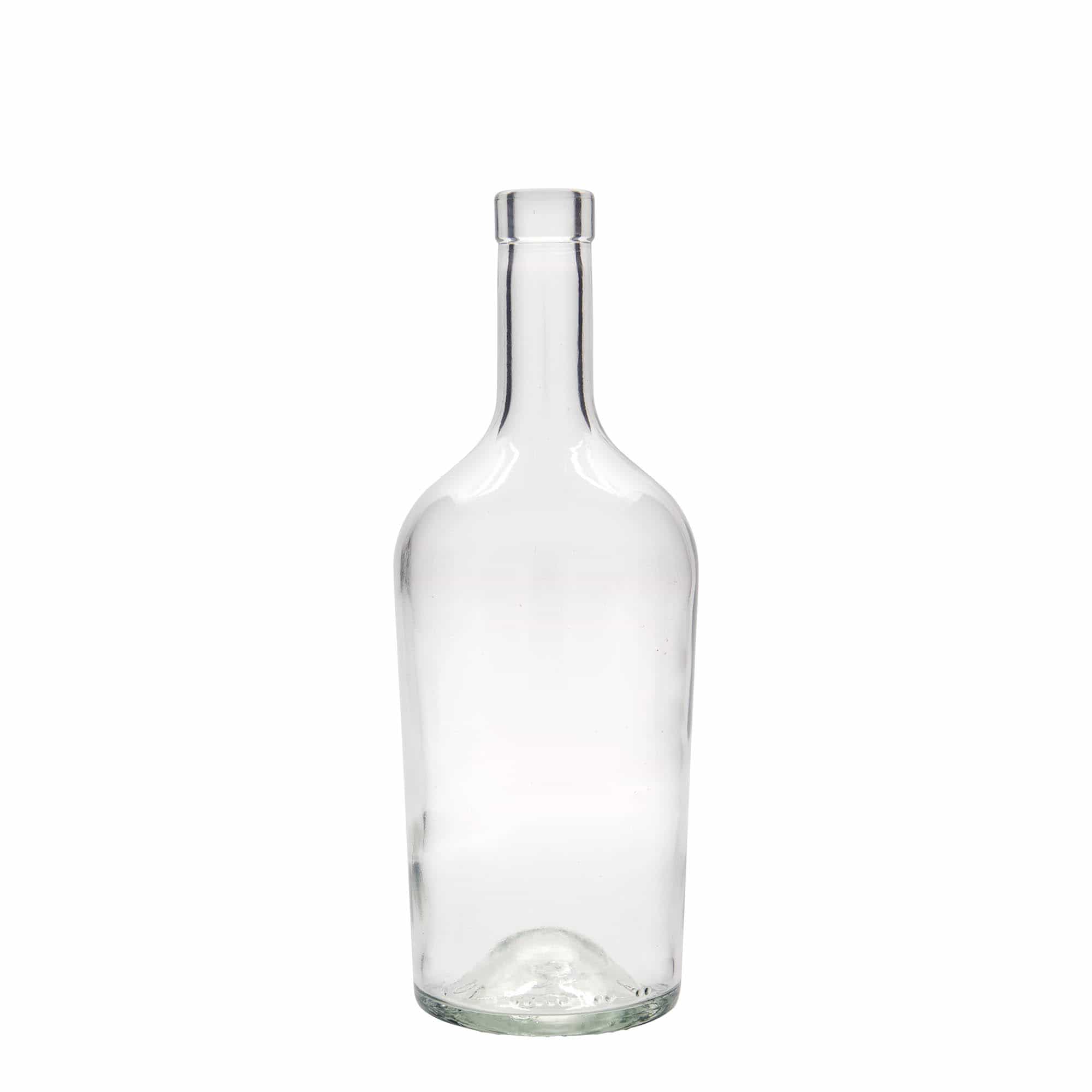 Bottiglia di vetro da 700 ml 'Margarethe', bocca: sughero