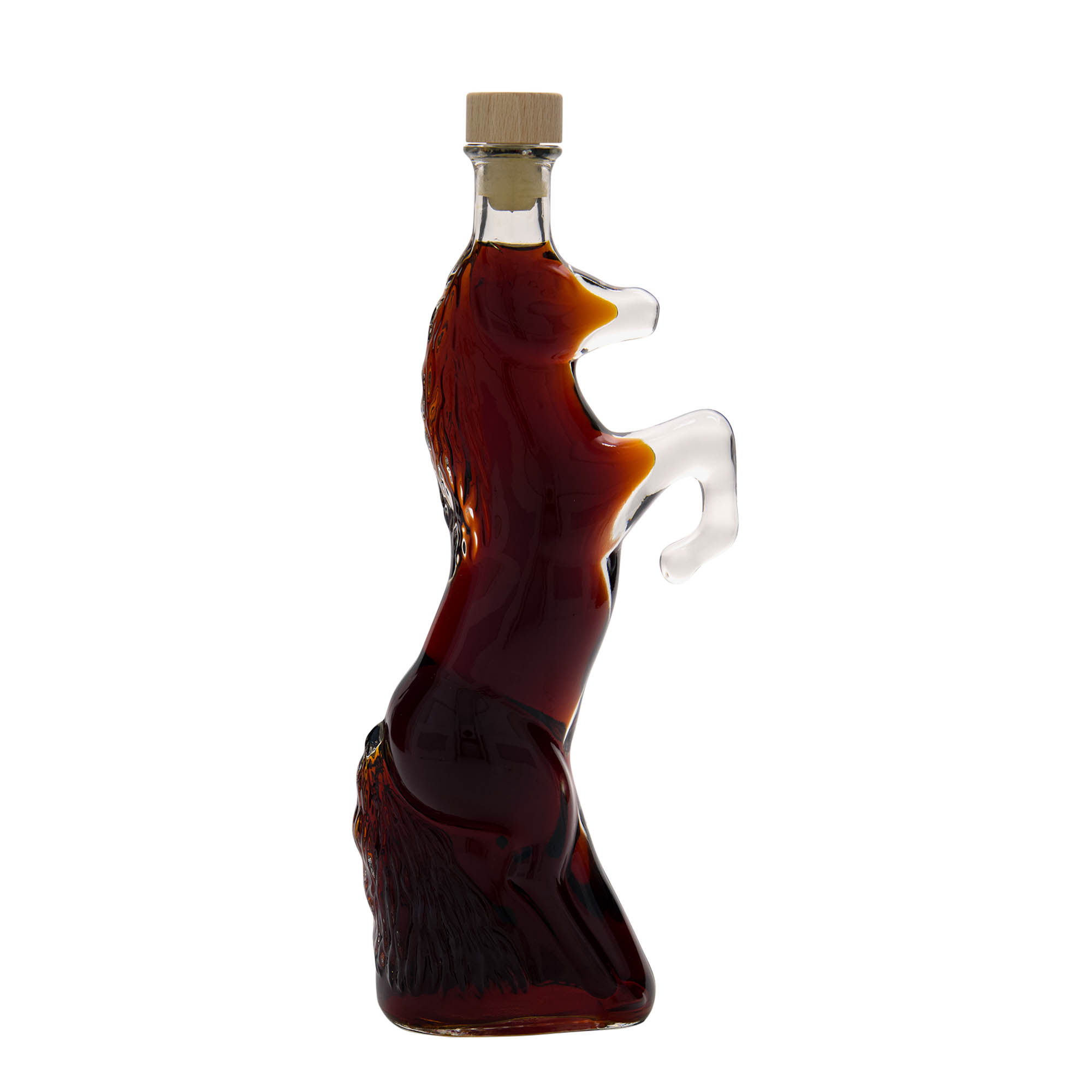Bottiglia di vetro da 350 ml 'Wild Horse', bocca: sughero