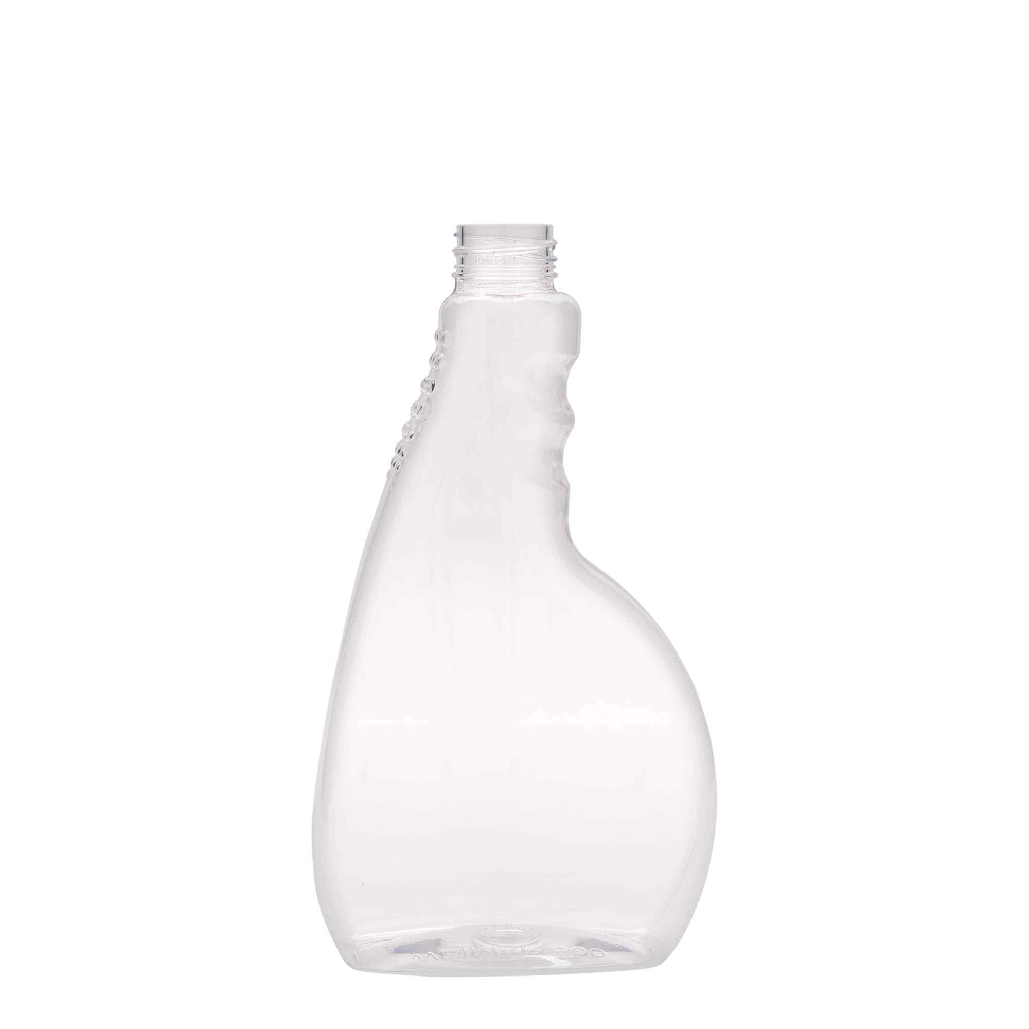500 ml bottiglia spray in PET 'Piccobello', rettangolare, plastica, bocca: chiusura a vite