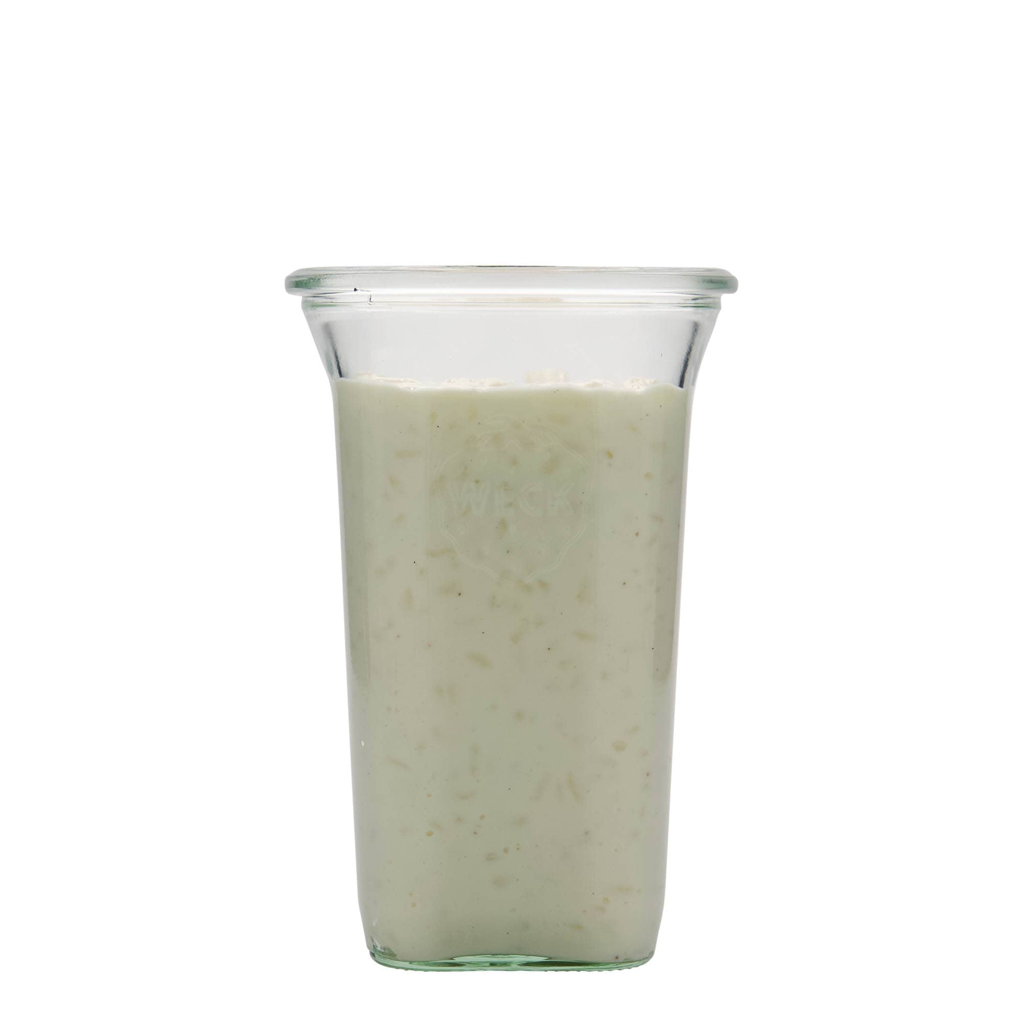 795 ml WECK-Quadroglas, quadrato, bocca: bordo tondo