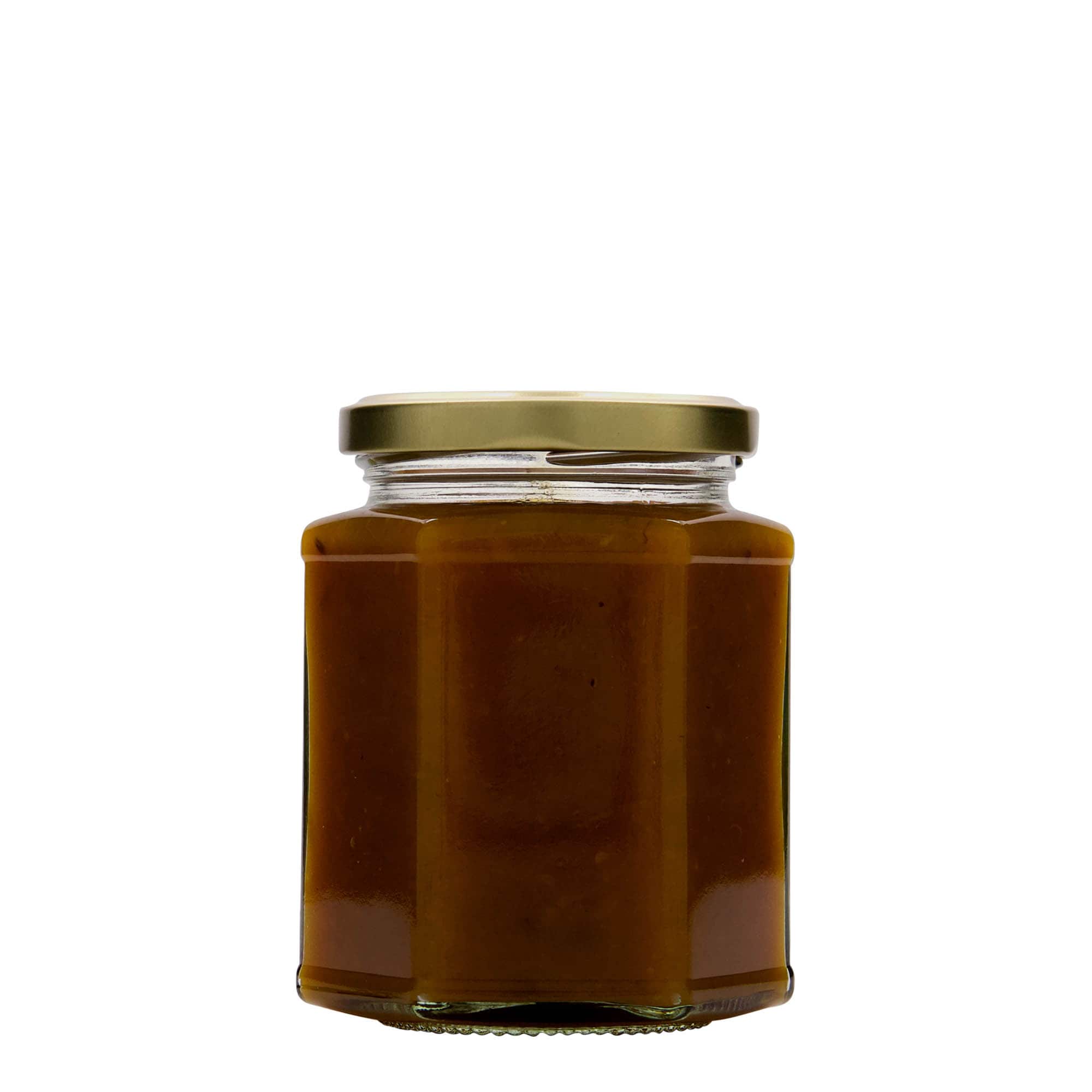 324 ml barattolo esagonale, bocca: Twist-Off (TO 66)