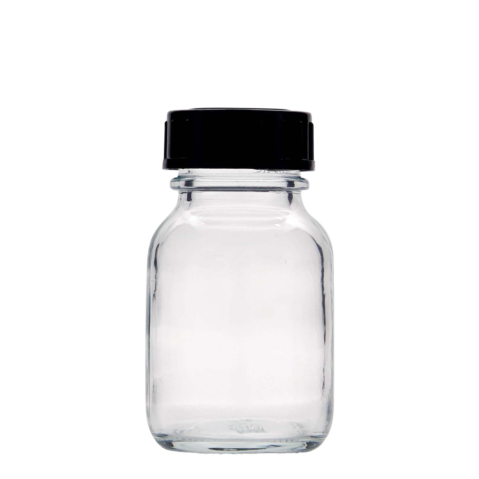 50 ml Vetro a collo largo, bocca: DIN 32