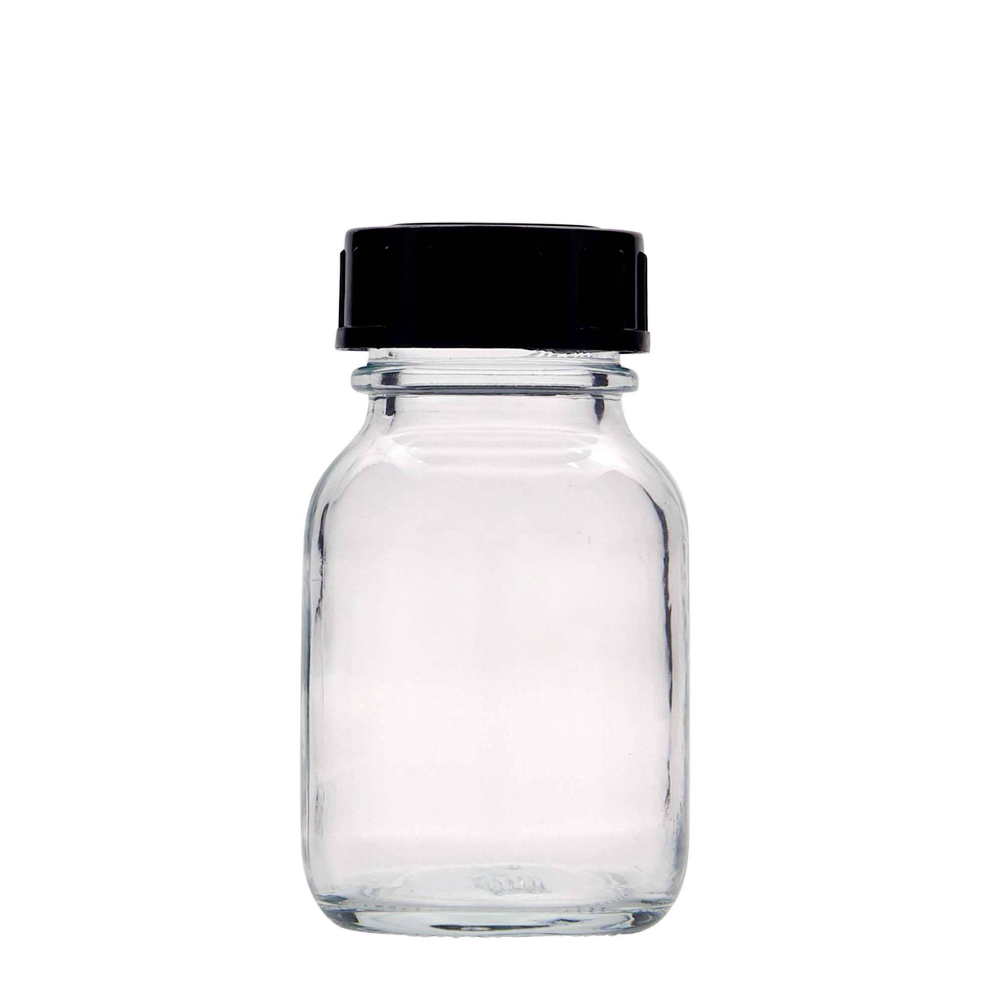 50 ml Vetro a collo largo, bocca: DIN 32 50 ml Vetro a collo largo, bocca: DIN 32