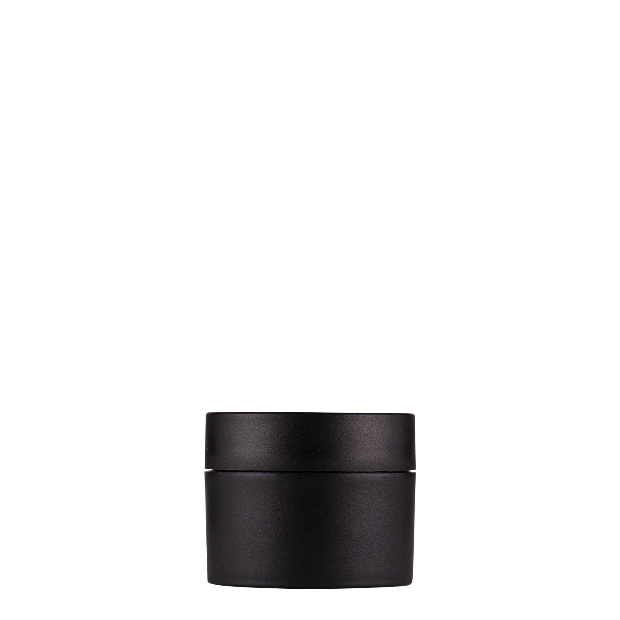 15 ml barattolo in plastica 'Antonella', PP, nero, bocca: chiusura a vite 15 ml barattolo in plastica 'Antonella', PP, nero, bocca: chiusura a vite