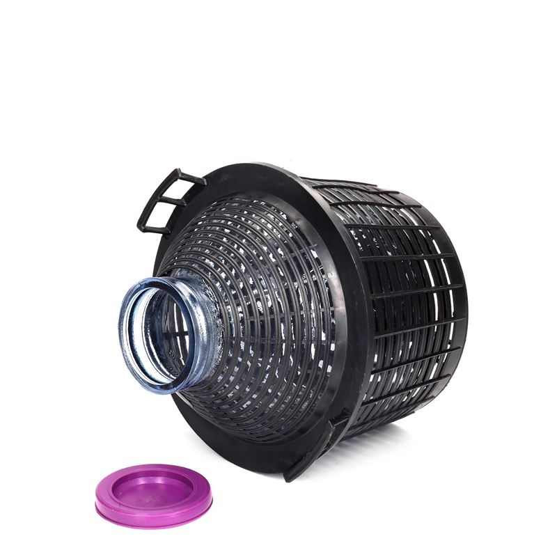 Bombola a pallone da 20 l, collo largo, vetro, bocca: coperchio a calotta Bombola a pallone da 20 l, collo largo, vetro, bocca: coperchio a calotta