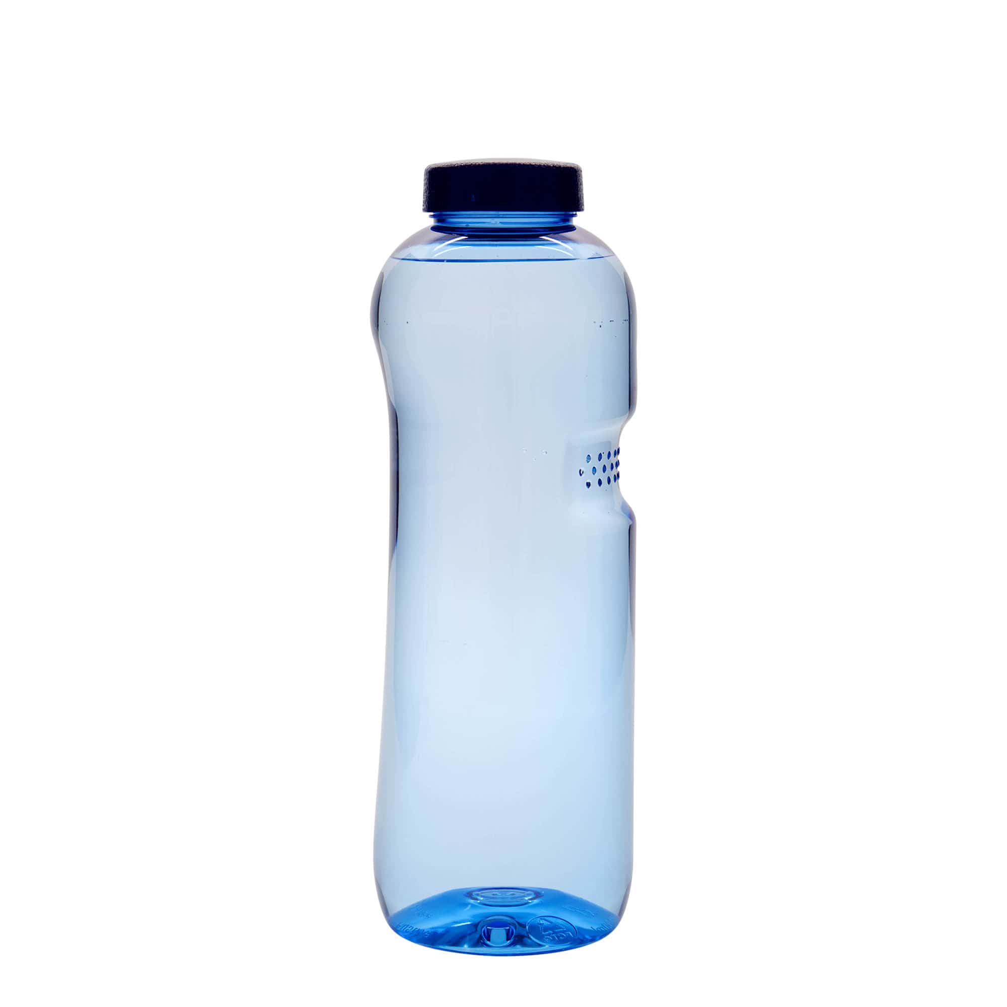1.000 ml bottiglia da bere in PET 'Kavodrink', plastica, blu