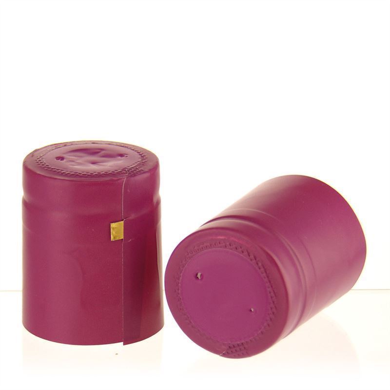 Capsula termoretraibile 32x41, plastica PVC, fucsia Capsula termoretraibile 32x41, plastica PVC, fucsia