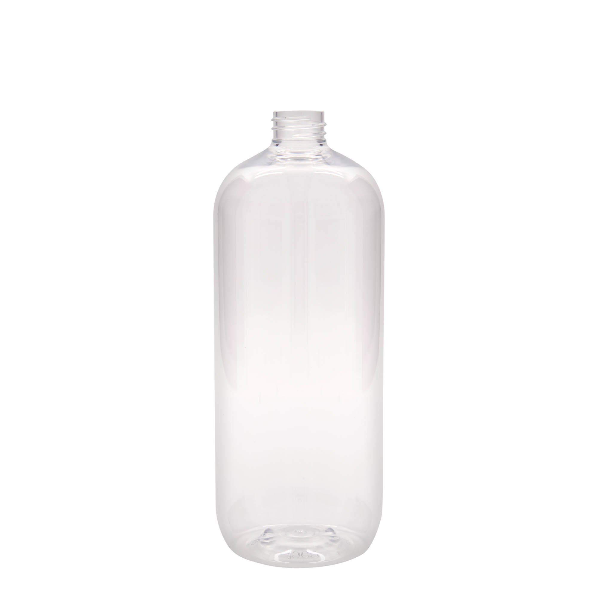 Bottiglia PET da 1.000 ml 'Boston', plastica, bocca: 28/410 Bottiglia PET da 1.000 ml 'Boston', plastica, bocca: 28/410