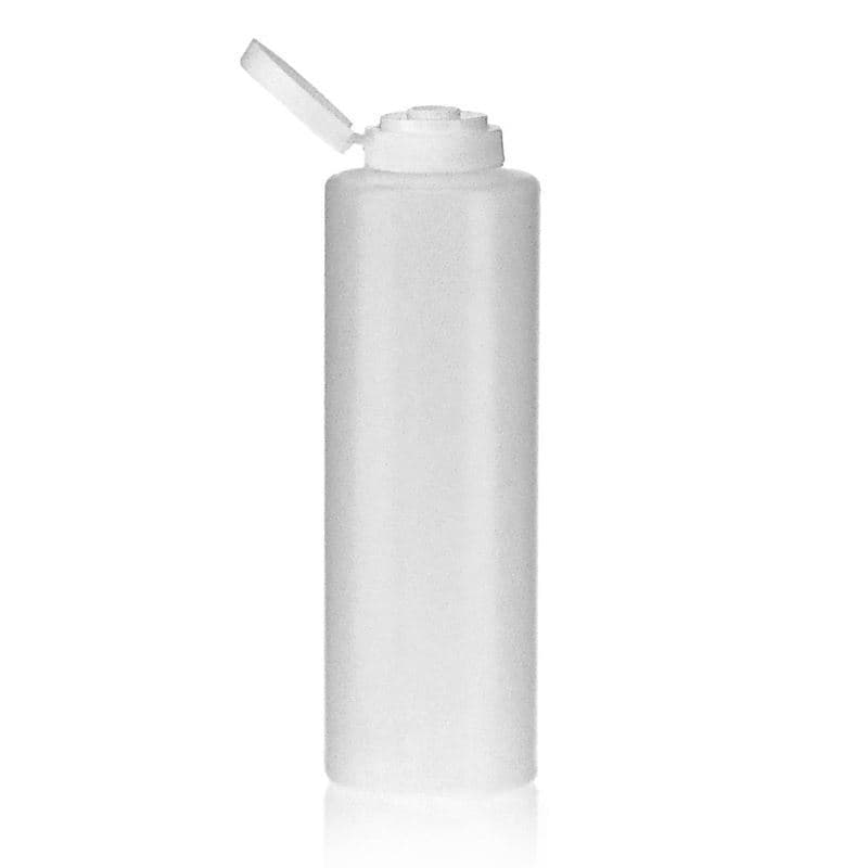 500 ml Bottiglia per salse, plastica LDPE, naturale, imboccatura: GPI 38/400