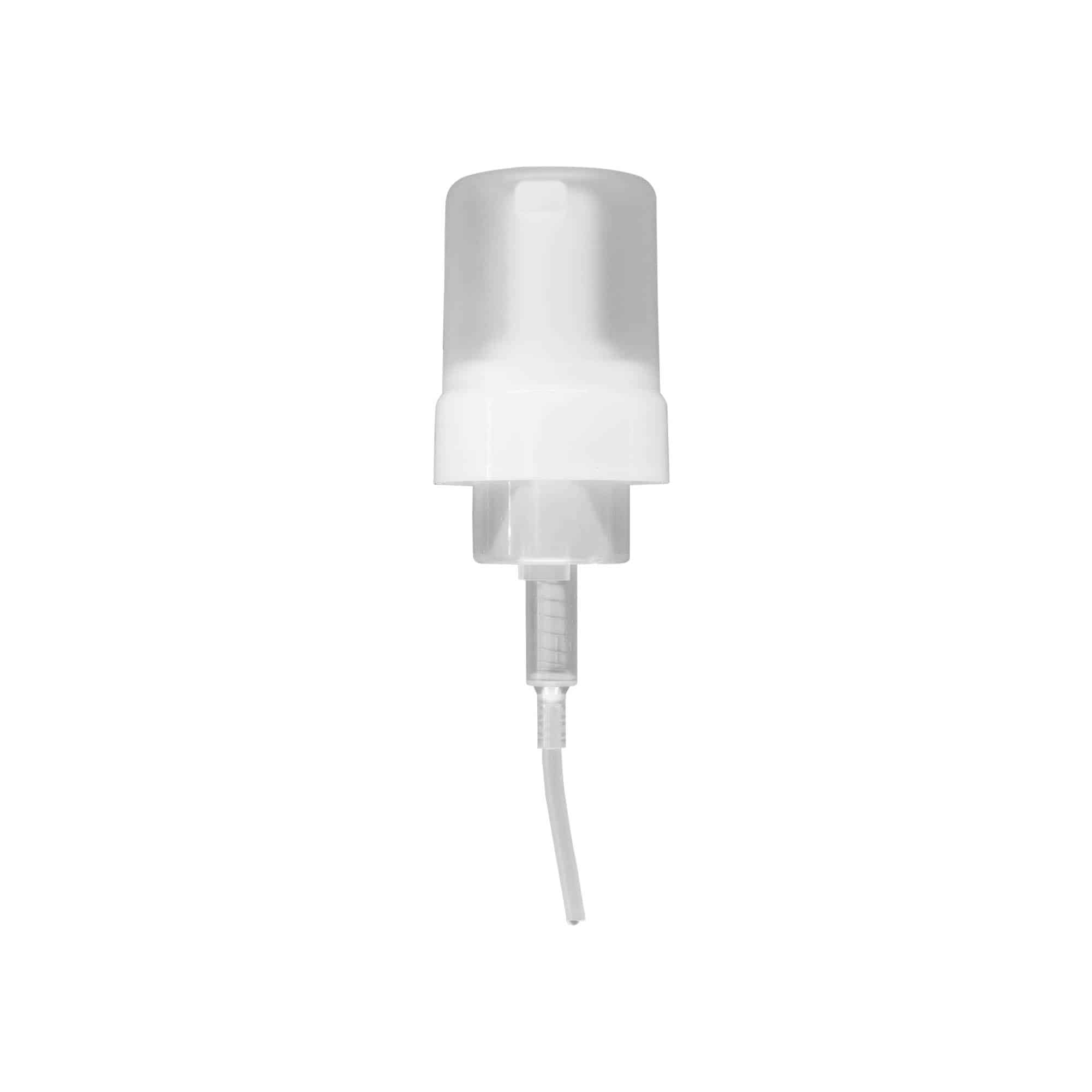 100 ml Dispenser per flacone 'Foamer', plastica PP, bianco, per imboccatura: a vite