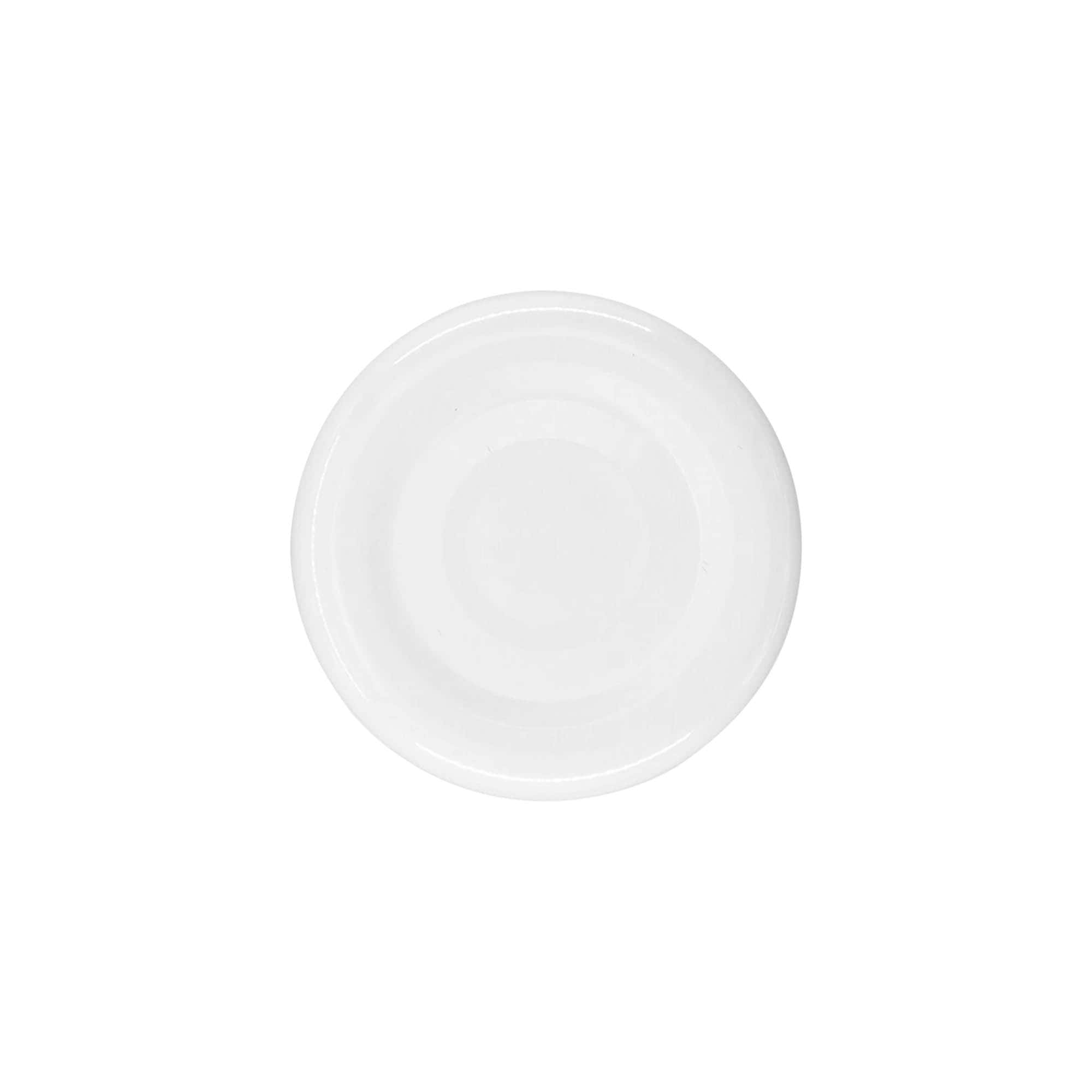 Tappo Twist-Off, banda stagnata, bianco, per imboccatura: TO 38