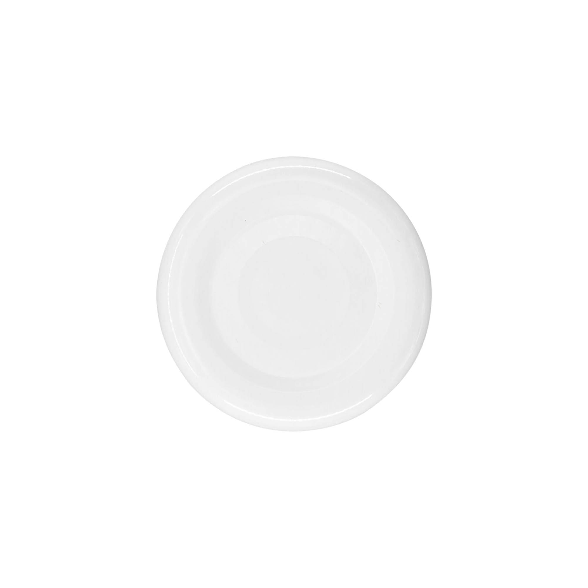 Tappo Twist-Off, lamina bianca, bianco, per bocca: TO 38 Tappo Twist-Off, lamina bianca, bianco, per bocca: TO 38