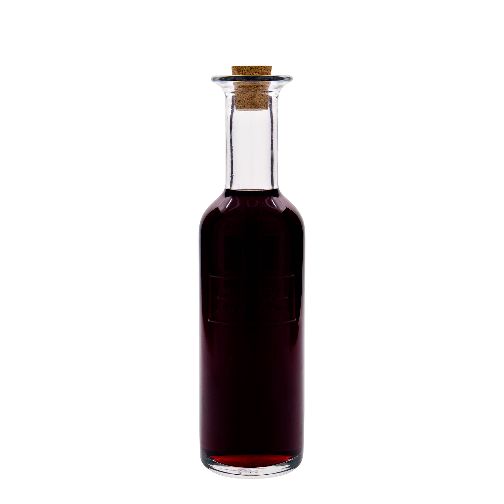 Bottiglia di vetro da 500 ml 'Optima Fine Wine', bocca: sughero Bottiglia di vetro da 500 ml 'Optima Fine Wine', bocca: sughero