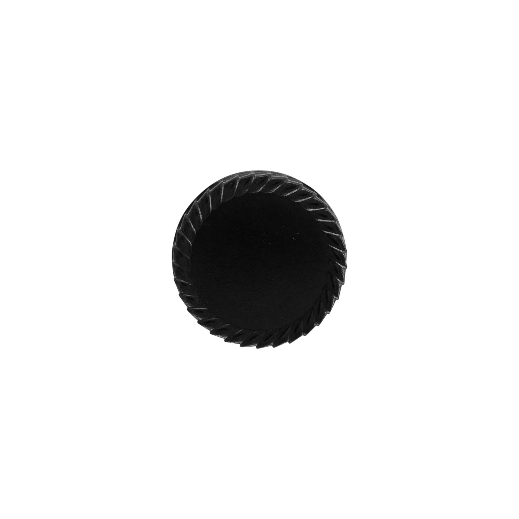 Tappo a vite, plastica HPM, nero, per bocca: DIN 25 Tappo a vite, plastica HPM, nero, per bocca: DIN 25