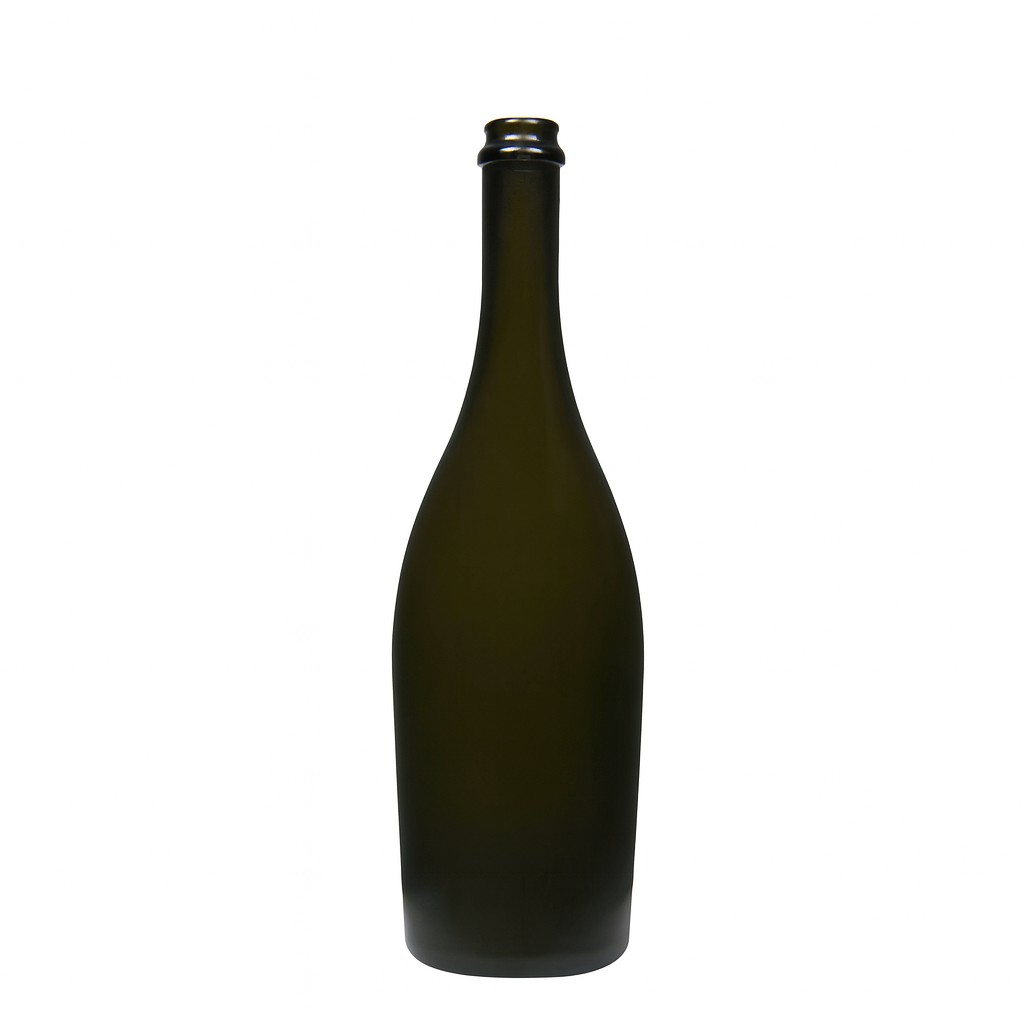 Bottiglia di spumante da 750 ml 'Carmen', vetro, verde antico, bocca: tappo corona