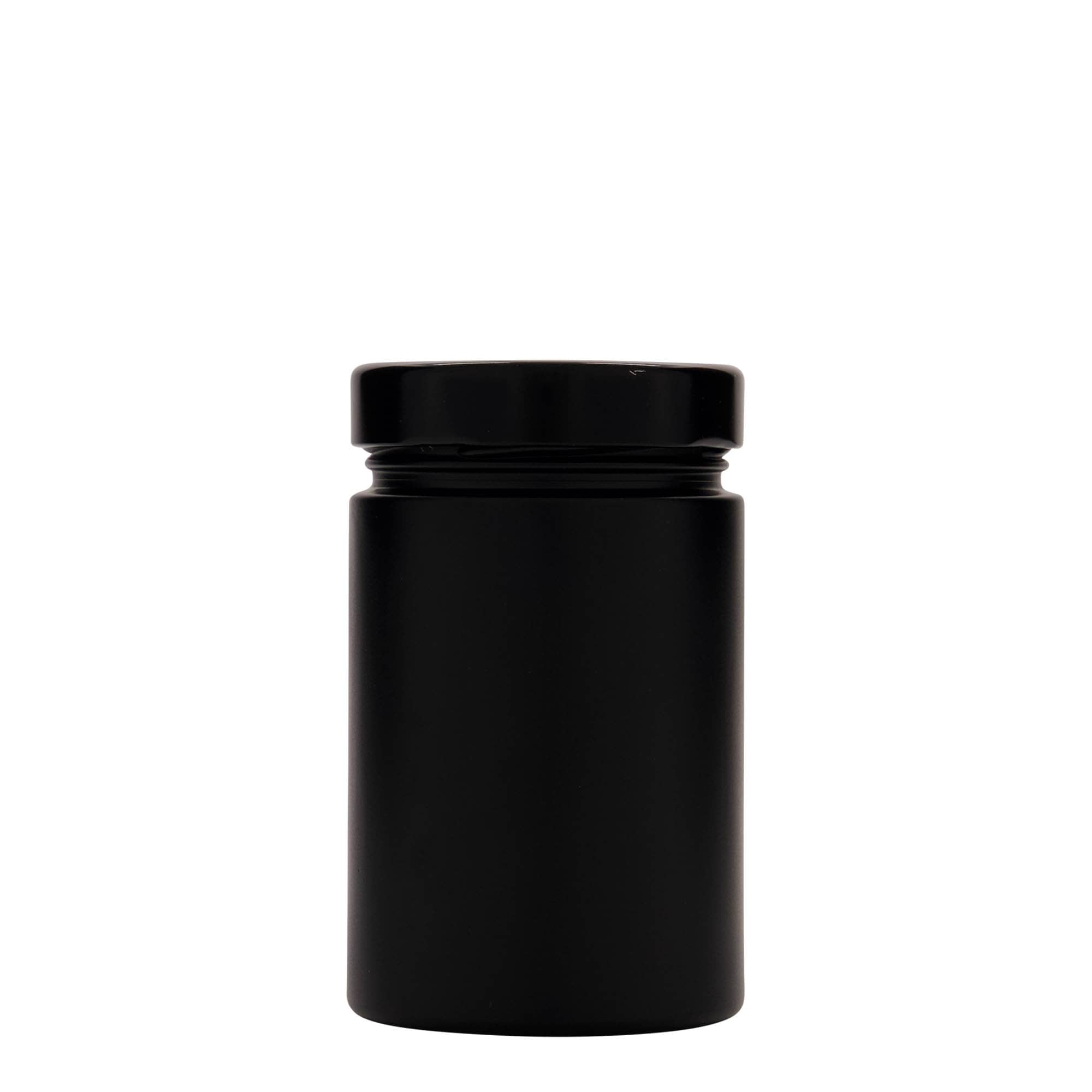 327 ml vaso rotondo 'Aurora', nero, bocca: Deep-Twist-Off (DTO 66)