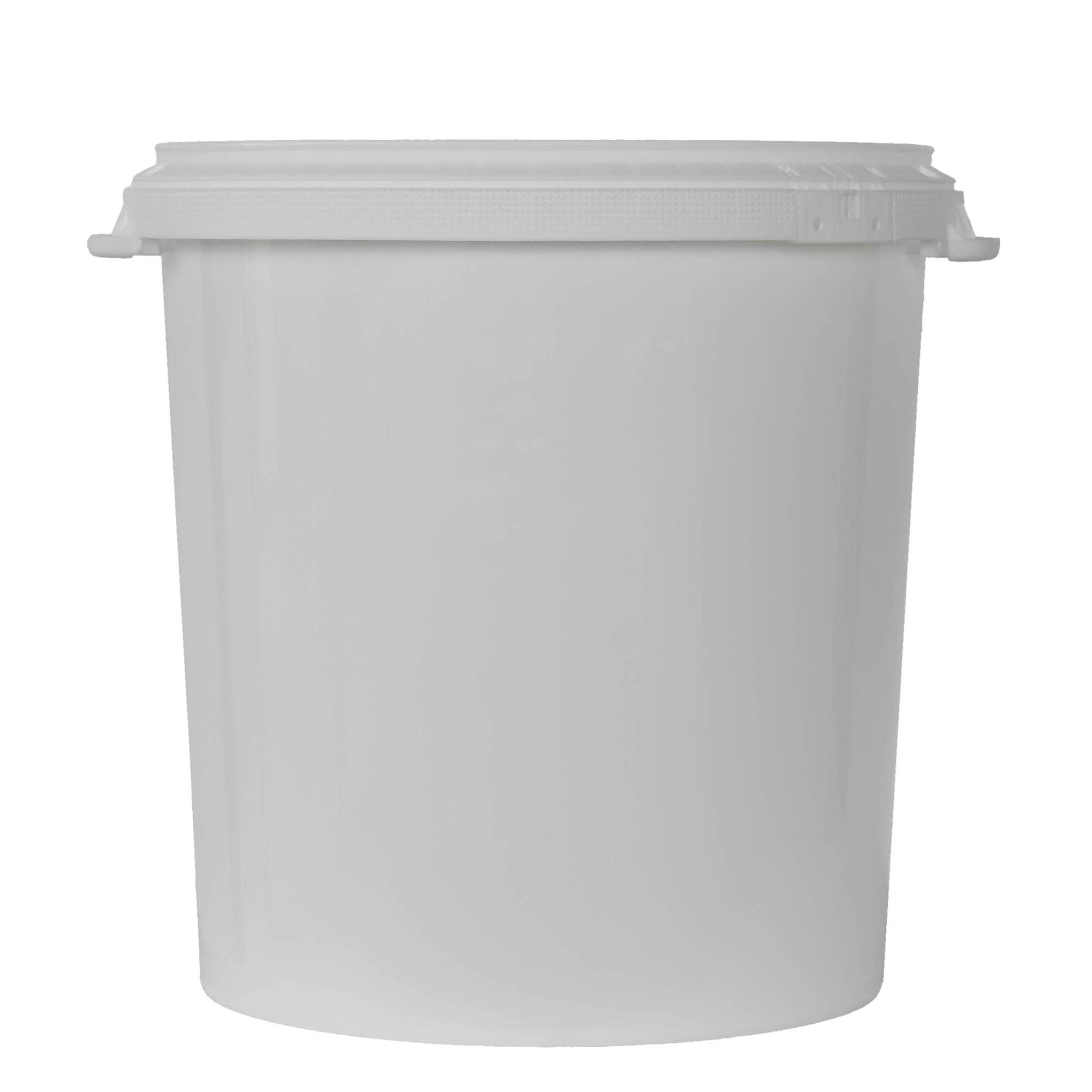 Secchio da 30 l, plastica PP, bianco