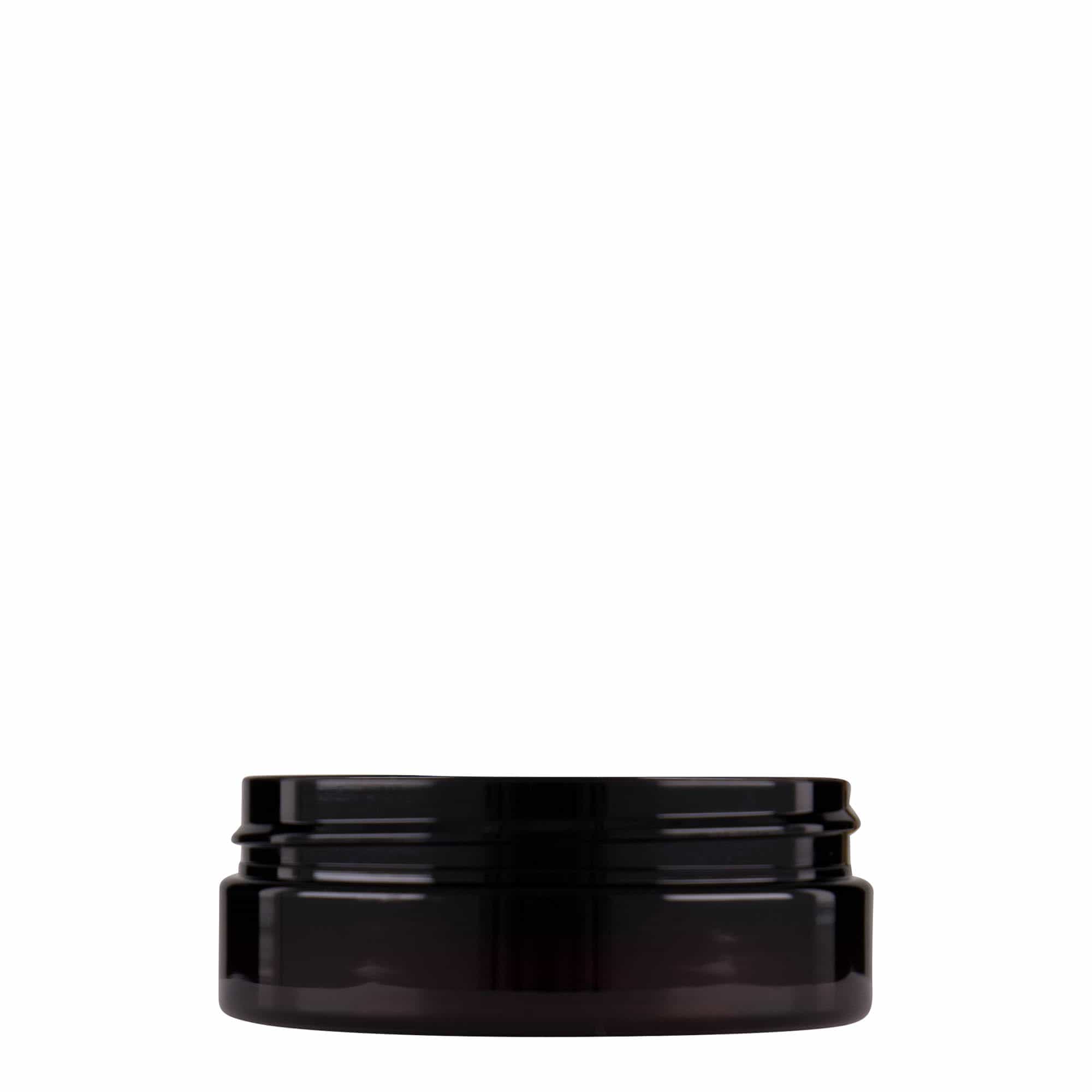 50 ml barattolo in PET 'Isabella', marrone, bocca: 70/400