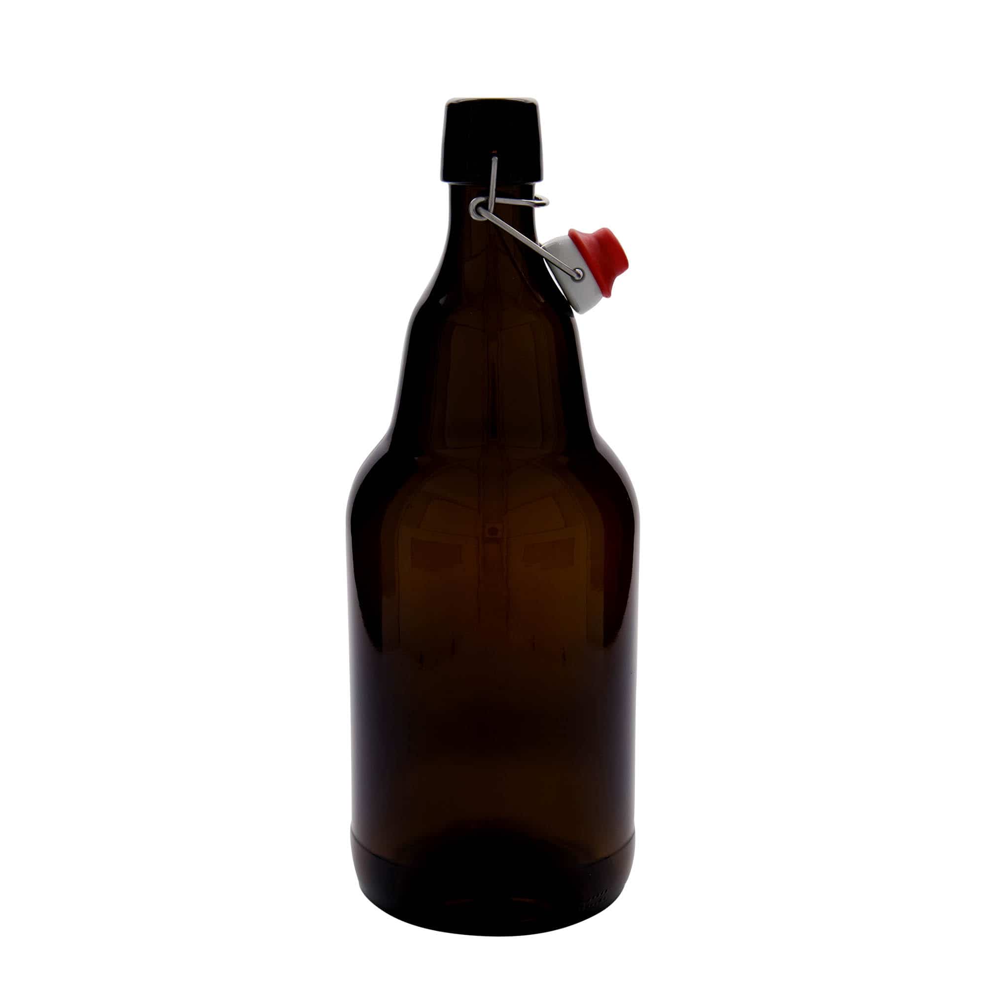 2000 ml Bottiglia da birra, vetro, marrone, imboccatura: tappo meccanico 2000 ml Bottiglia da birra, vetro, marrone, imboccatura: tappo meccanico