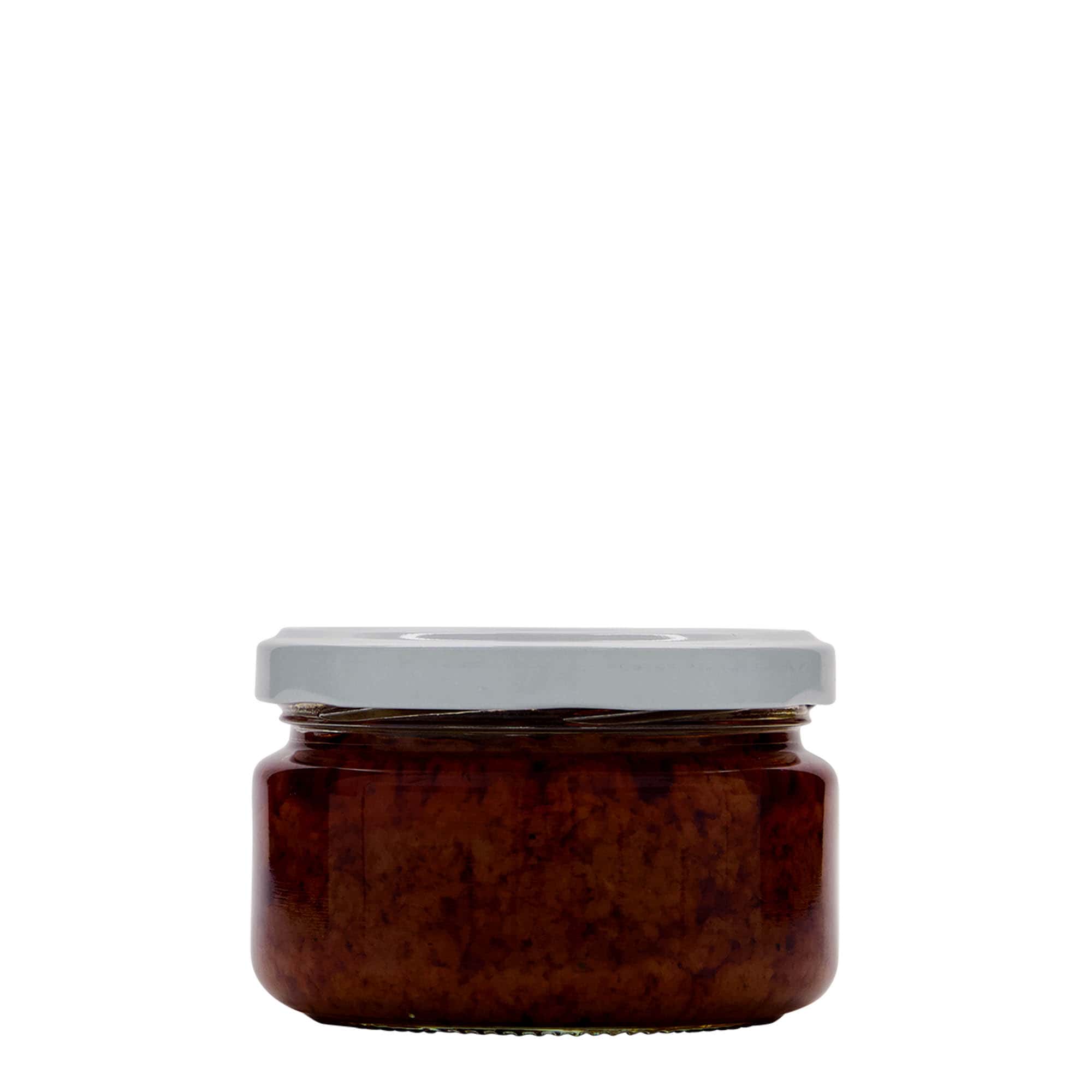 230 ml barattolo rotondo basso, bocca: Twist-Off (TO 82)