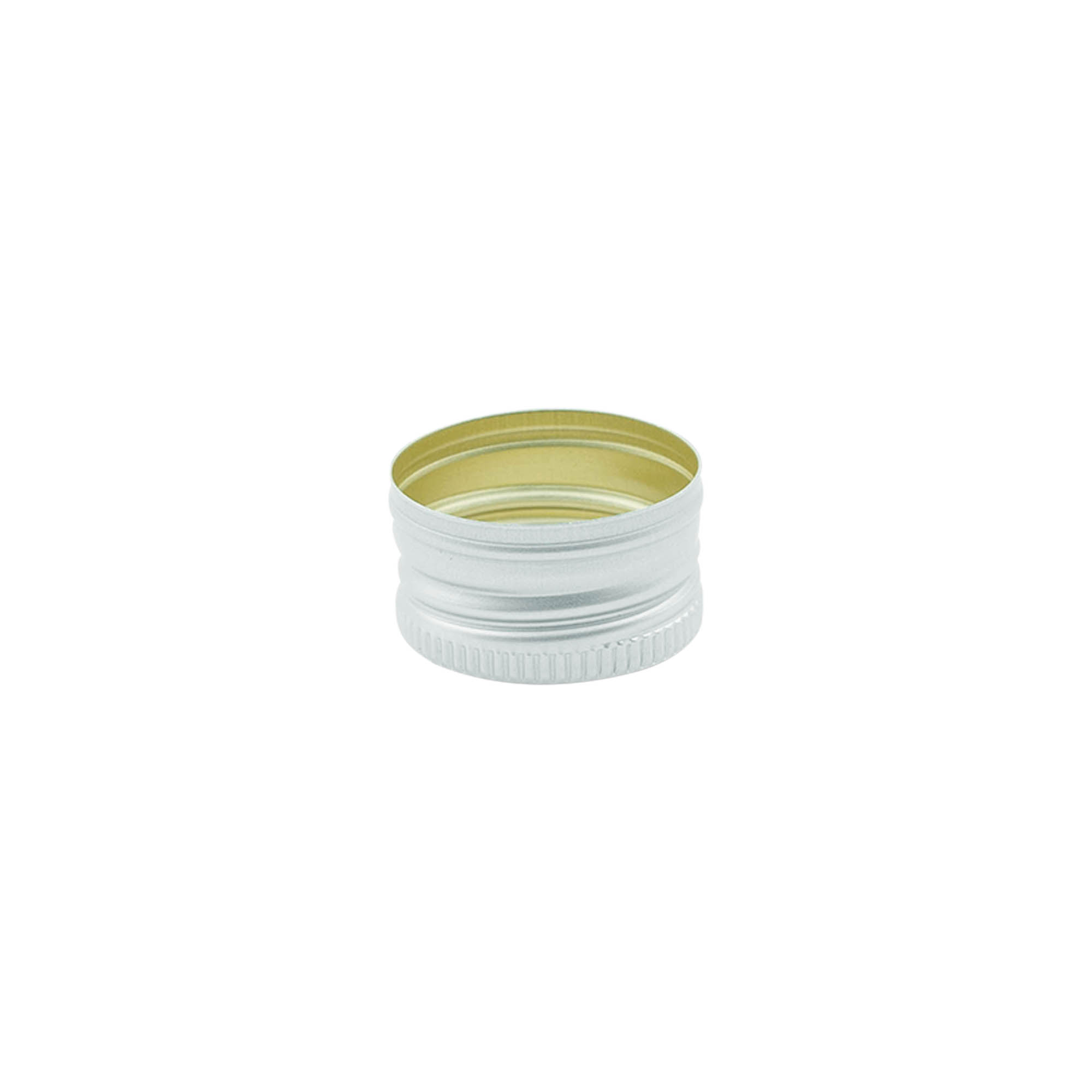 Tappo a vite, metallo, argento, per bocca: PP 24 Tappo a vite, metallo, argento, per bocca: PP 24