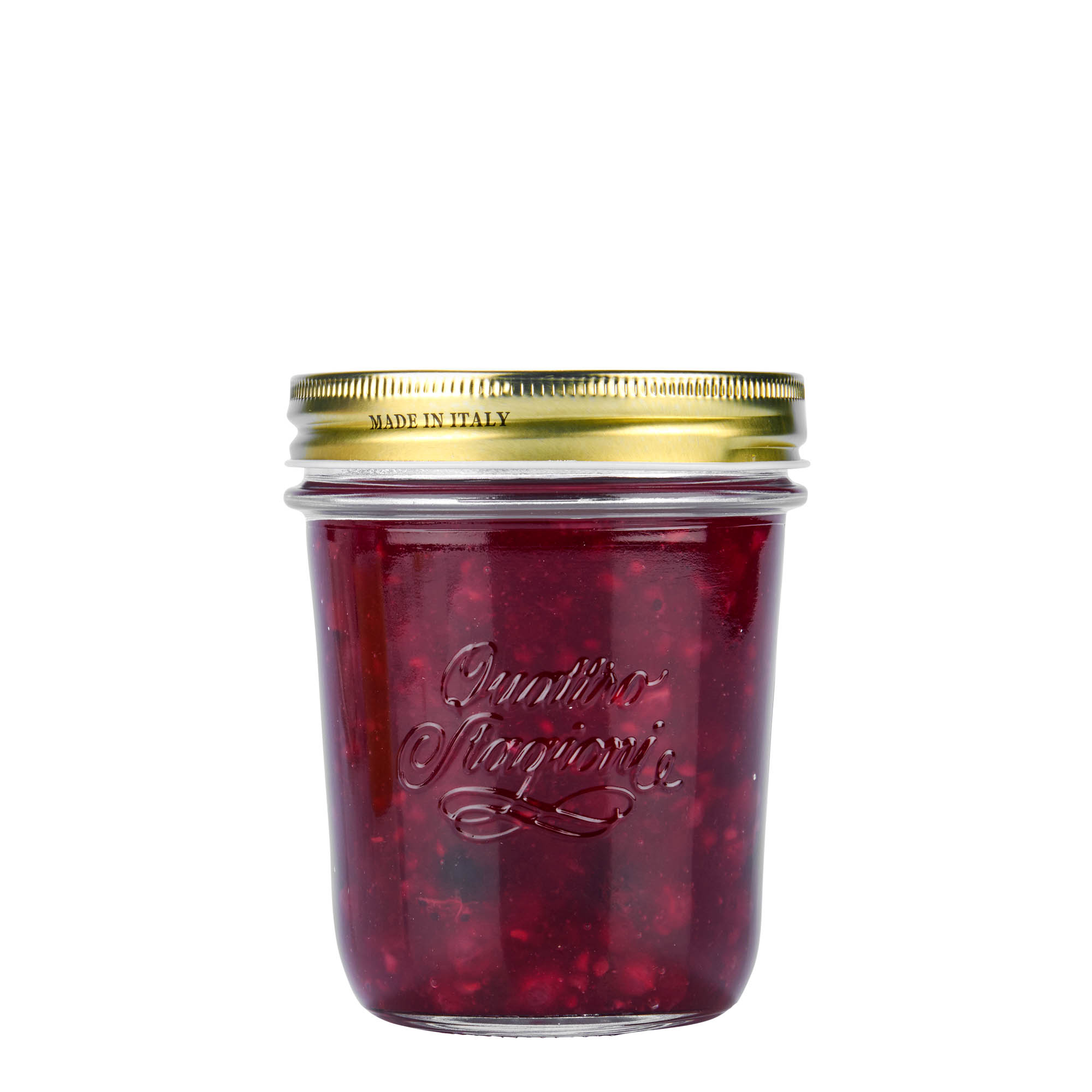 320 ml barattolo a caduta 'Quattro Stagioni', bocca: chiusura a vite 320 ml barattolo a caduta 'Quattro Stagioni', bocca: chiusura a vite