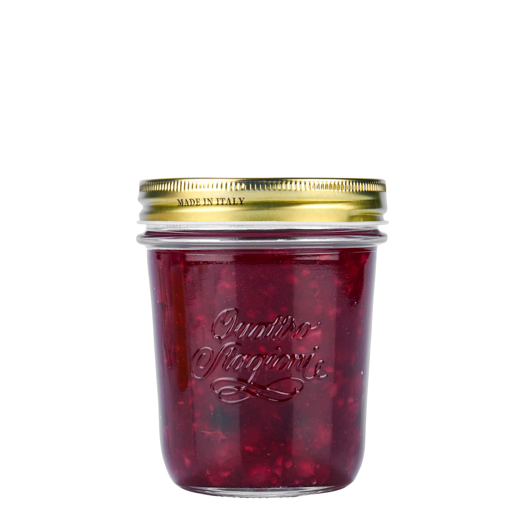 320 ml barattolo a caduta 'Quattro Stagioni', bocca: chiusura a vite