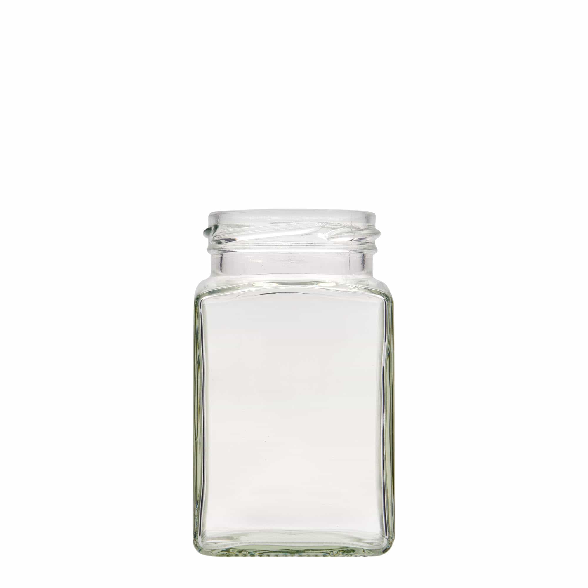 260 ml barattolo quadrato, bocca: twist-off (TO 58)