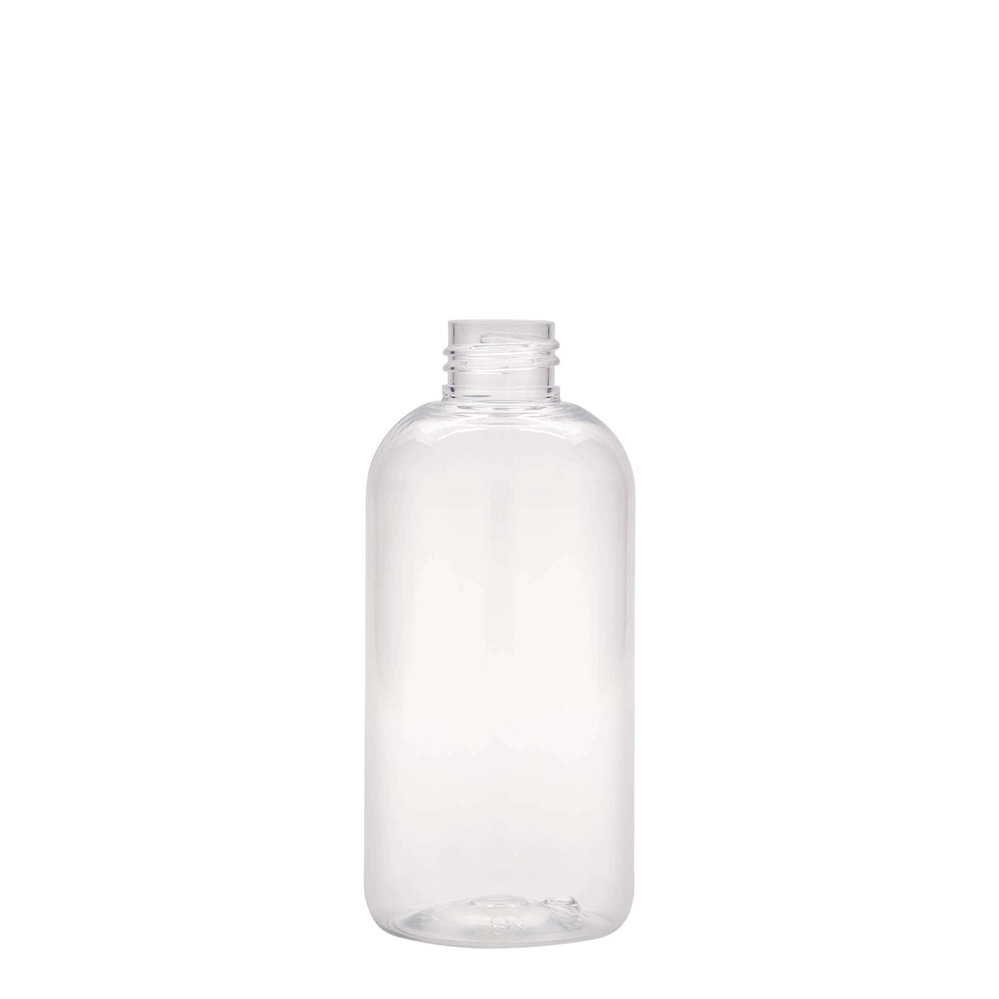 Bottiglia PET da 200 ml 'Boston', plastica, bocca: 24/410