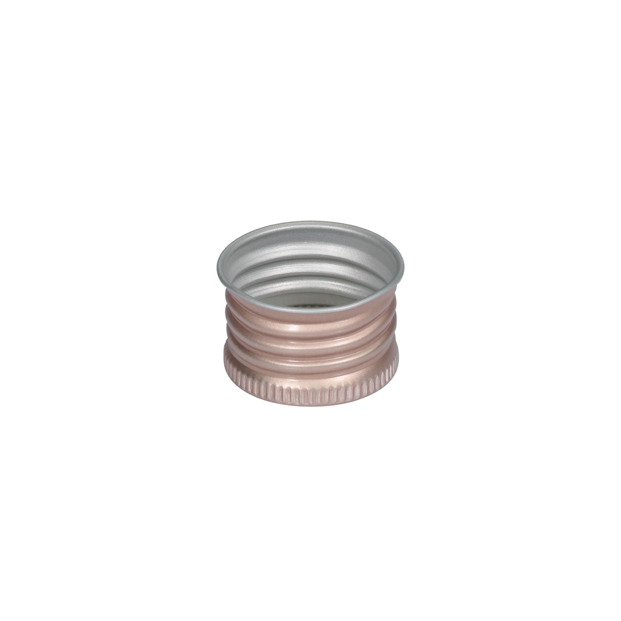 Tappo a vite, metallo, rosa, per bocca: 24/410 Tappo a vite, metallo, rosa, per bocca: 24/410