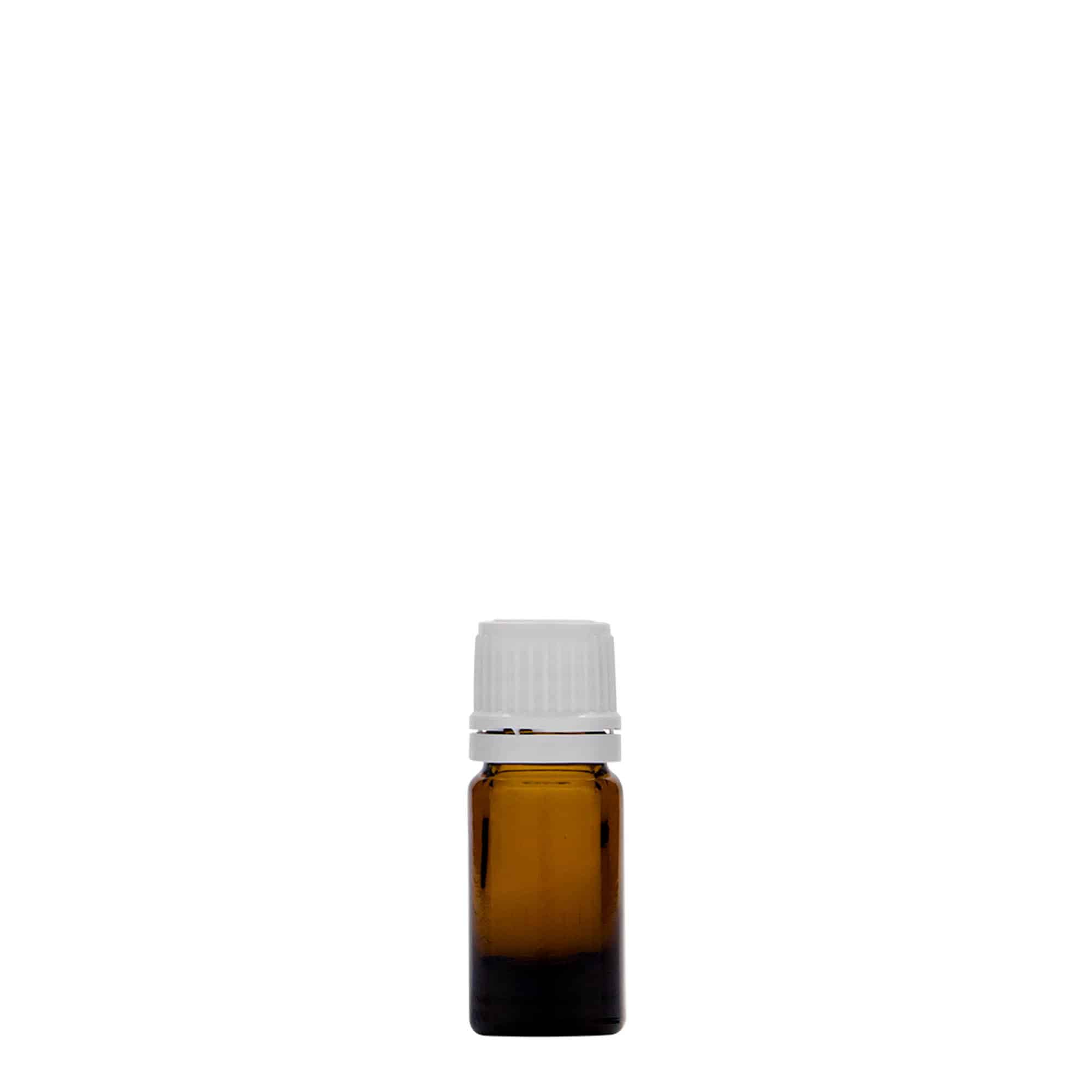 5 ml flacone medicinale, vetro, marrone, bocca: DIN 18