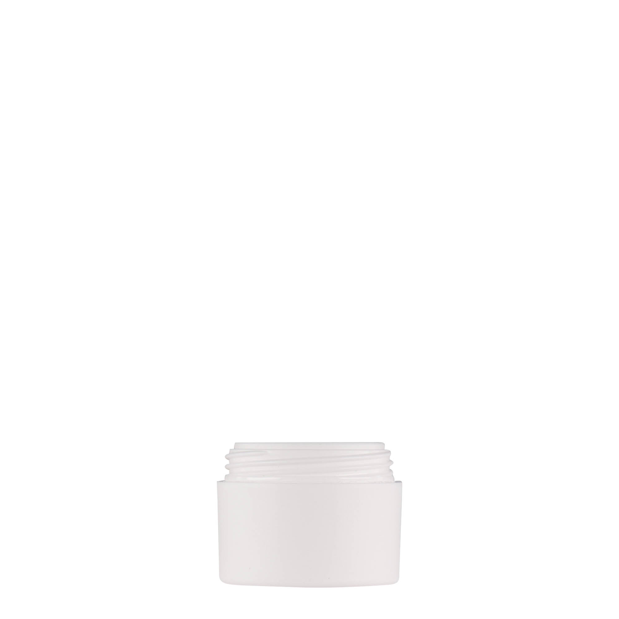 5 ml vasetto in plastica 'Antonella', PP, bianco, apertura: chiusura a vite 5 ml vasetto in plastica 'Antonella', PP, bianco, apertura: chiusura a vite