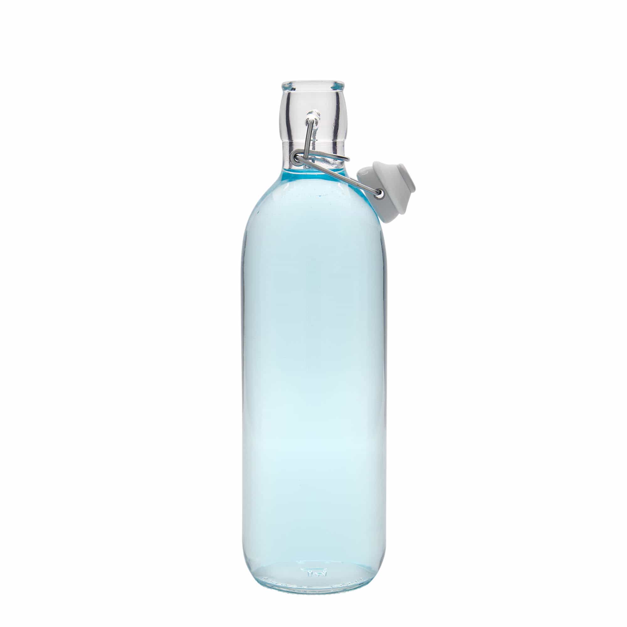 1.000 ml Bottiglia di vetro 'Emilia', imboccatura: tappo meccanico